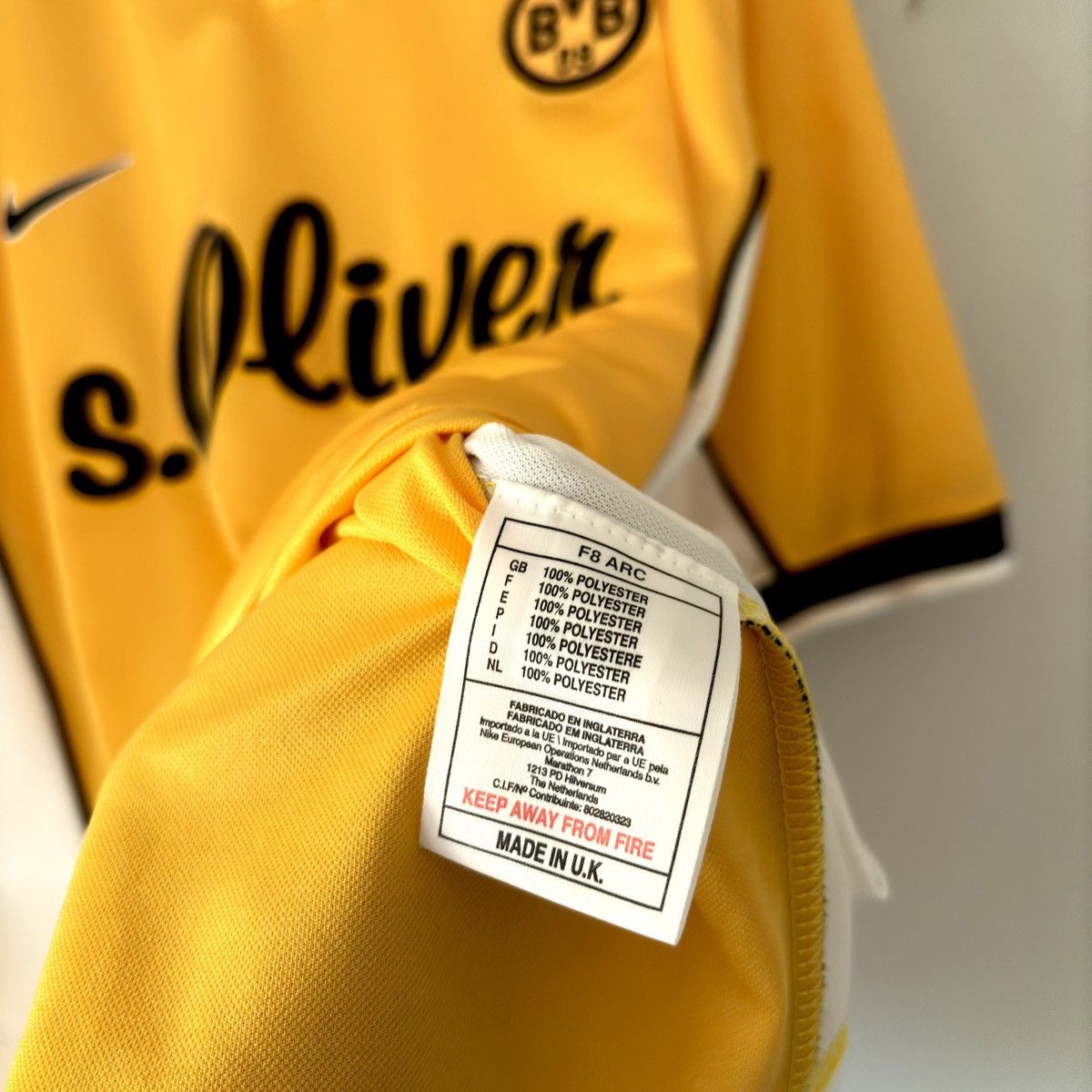 Nike × Vintage 1998 2000 BVB Borussia Dortmund Nike Vintage Soccer Jersey Size US XL / EU 56 / 4 - 7 Thumbnail