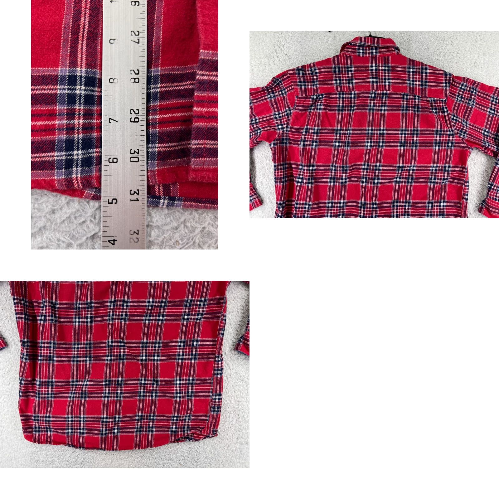 Vintage VINTAGE Backpacker Shirt Mens 2XL Red Plaid Flannel 100% Cotton Pockets Button Up Size US XXL / EU 58 / 5 - 9 Thumbnail