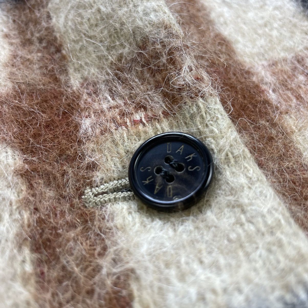 DAKS 💥Vintage Daks London Checked Alpaca Wool Jacket Size M / US 6-8 / IT 42-44 - 8 Thumbnail