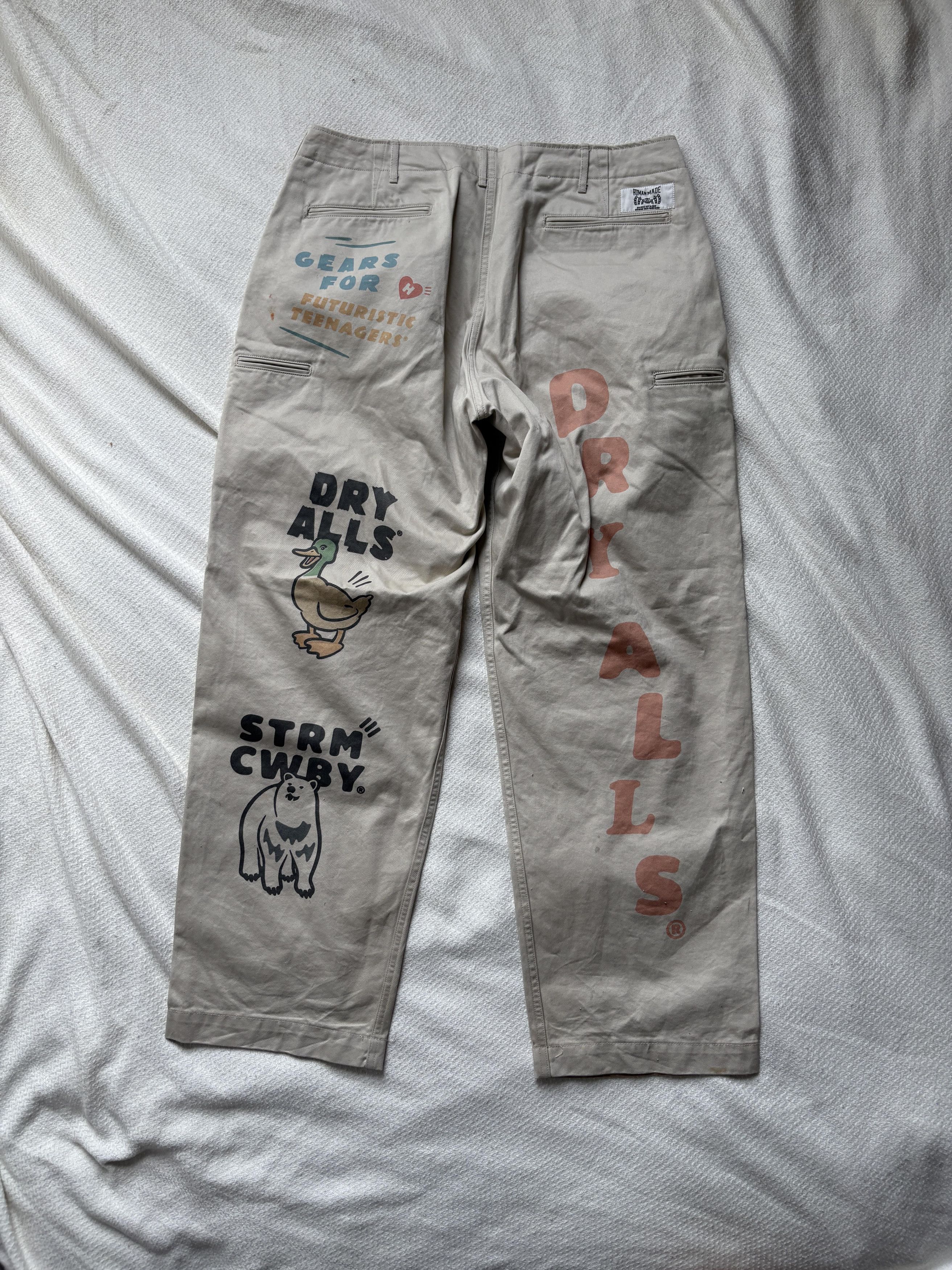 Human Made Human Made Wide Fit Graphic Pants Military Chino Size US 32 / EU 48 - 4 Thumbnail