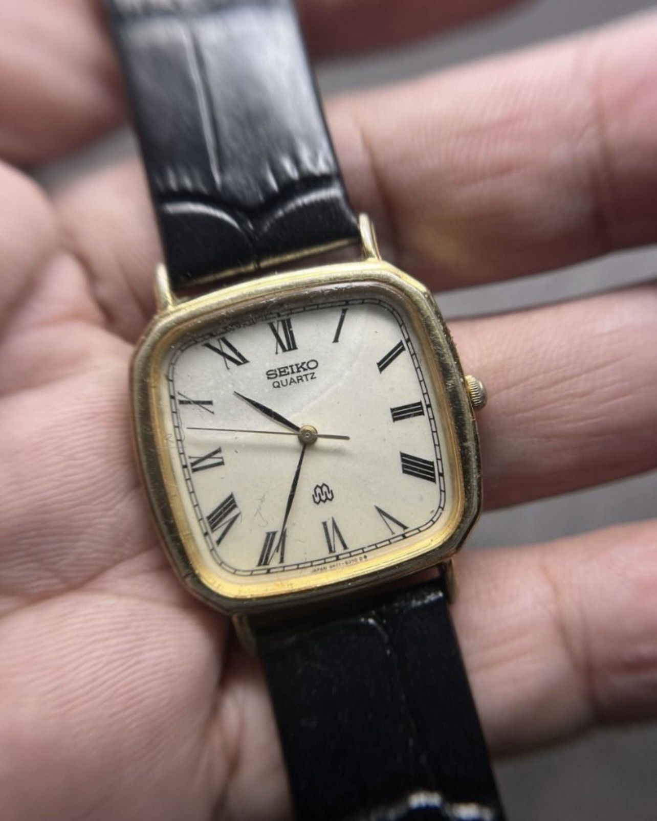 Seiko Vintage 80s Seiko Tank Twin Quartz Roman Dial Size ONE SIZE - 1 Thumbnail
