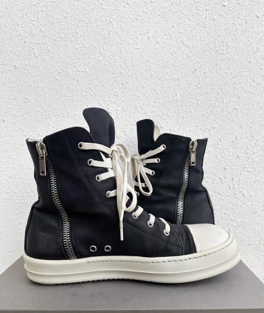 Rick Owens Rick Owens DRKSHDW mismatched lettering high-top sneakers Size US 8.5 / EU 41-42 - 5 Thumbnail