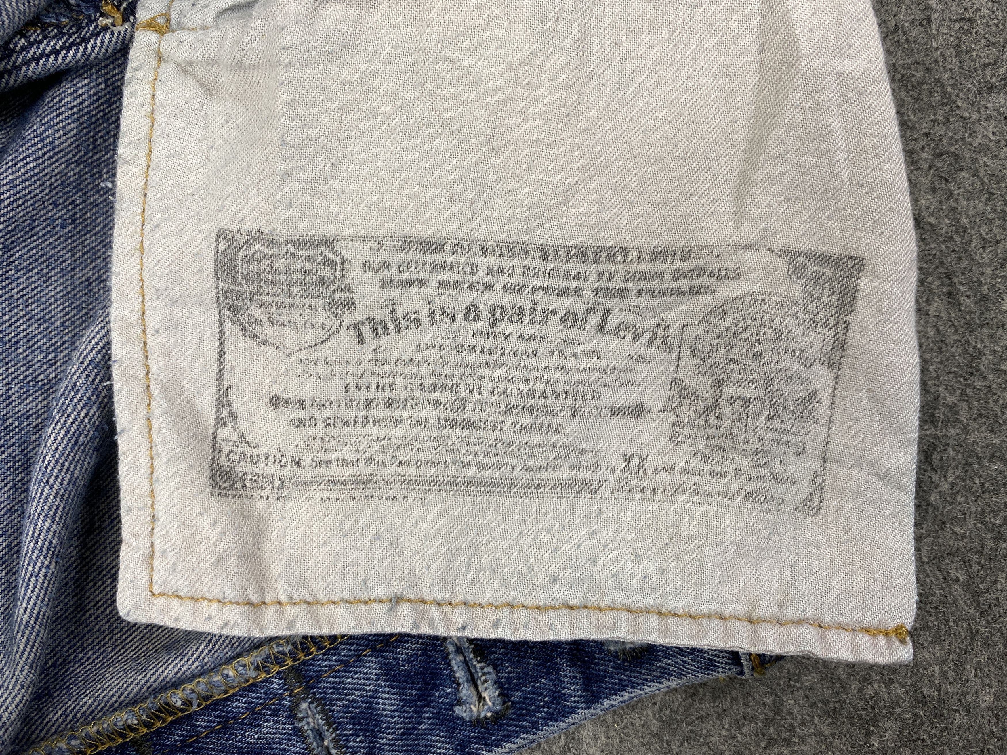 Japanese Brand Faded Blue Vintage Levi's 501 Jeans 34x33 Denim -JN2417 Size US 34 / EU 50 - 11 Thumbnail