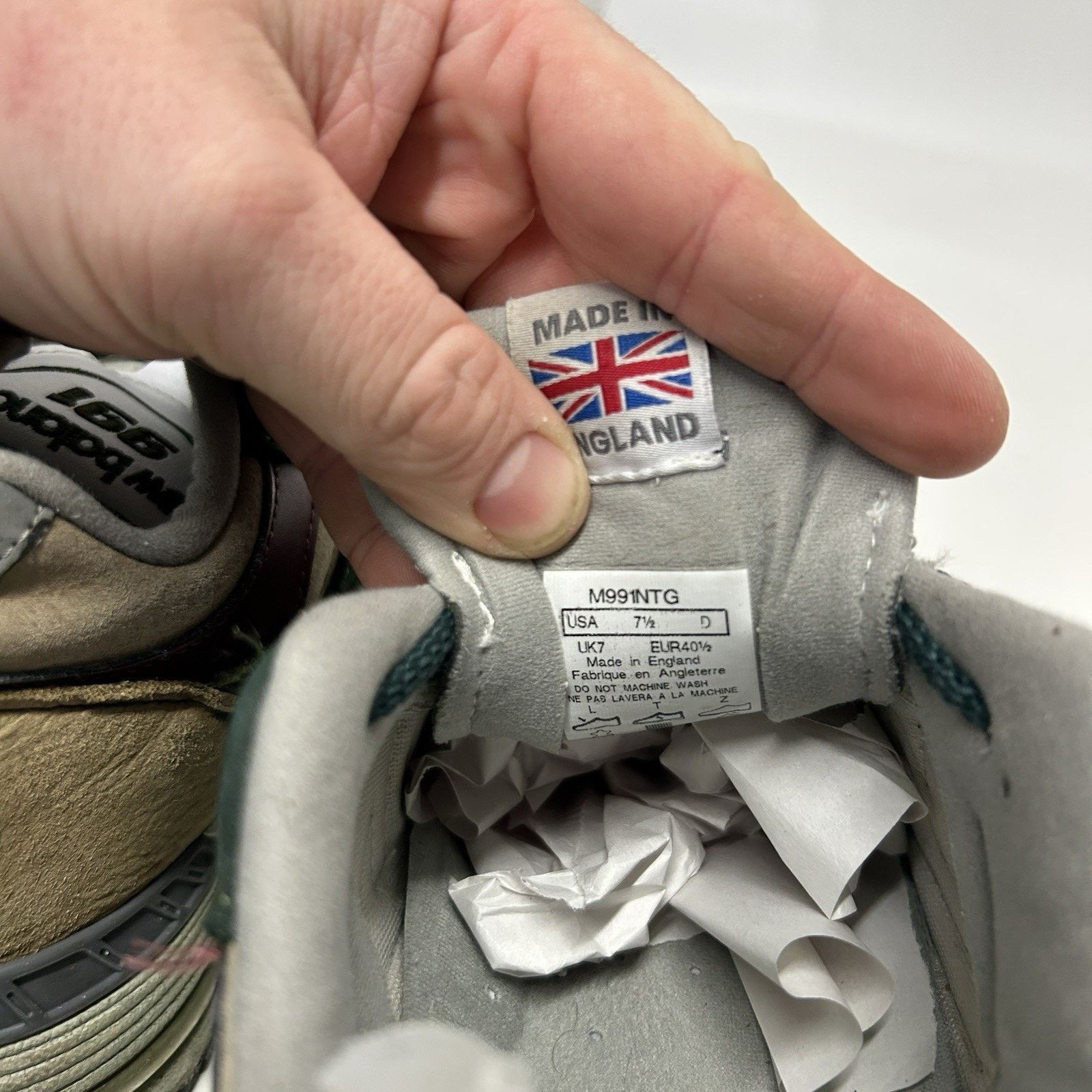 New Balance New Balance 991 Made in UK “Robinhood” (M991NTG) Size US 7.5 / EU 40-41 - 8 Thumbnail