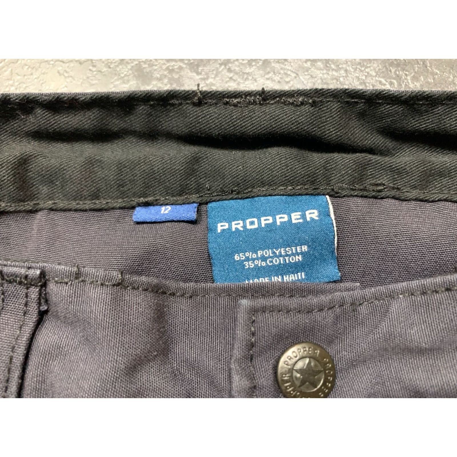 Propper PROPPER Cargo Pants Womens 12 Dark Blue Straight Leg Workwear Utility Size 34" / US 12 / IT 48 - 3 Thumbnail