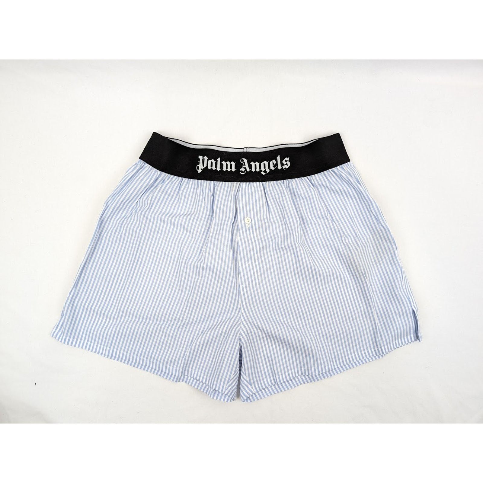 Palm Angels o1rshd1 Q:2/Size: XL / Classic Logo Striped Boxer Light Blue Size US 36 / EU 52 - 1 Thumbnail