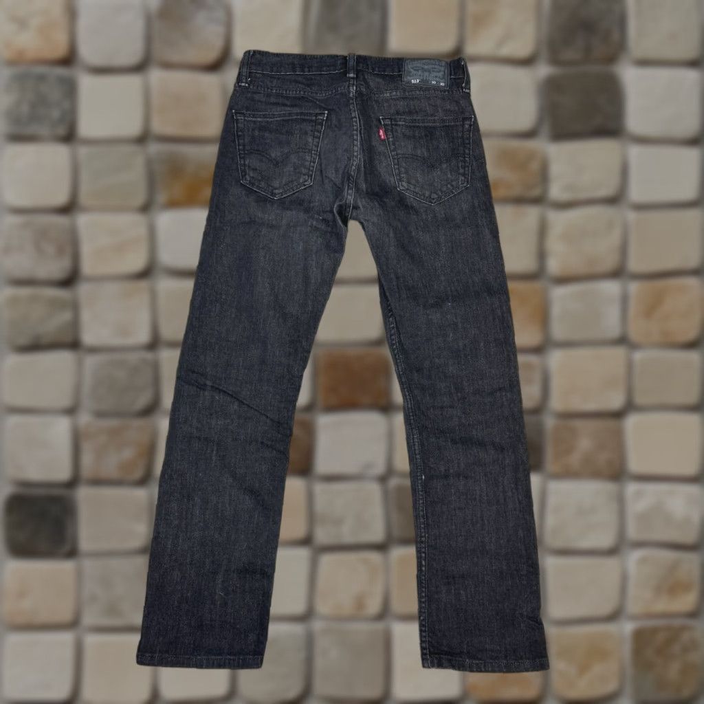 Levi's Levi's 513 Jeans Mens 30 Black Denim Cotton Stretch Low Rise Straight Leg 30x29 Jeans Levi's 513 Mens Black Denim Stretch Low Rise Straight Leg 30x29 Size US 30 / EU 46 - 1 Thumbnail