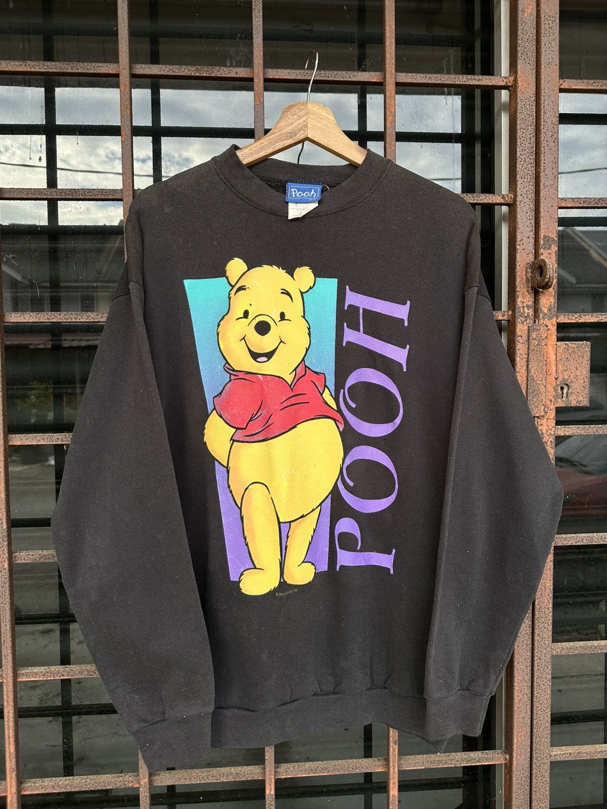 Vintage Thrashed Sun Faded DISNEY POOH Distressed Erd Grunge Size US M / EU 48-50 / 2 - 3 Thumbnail