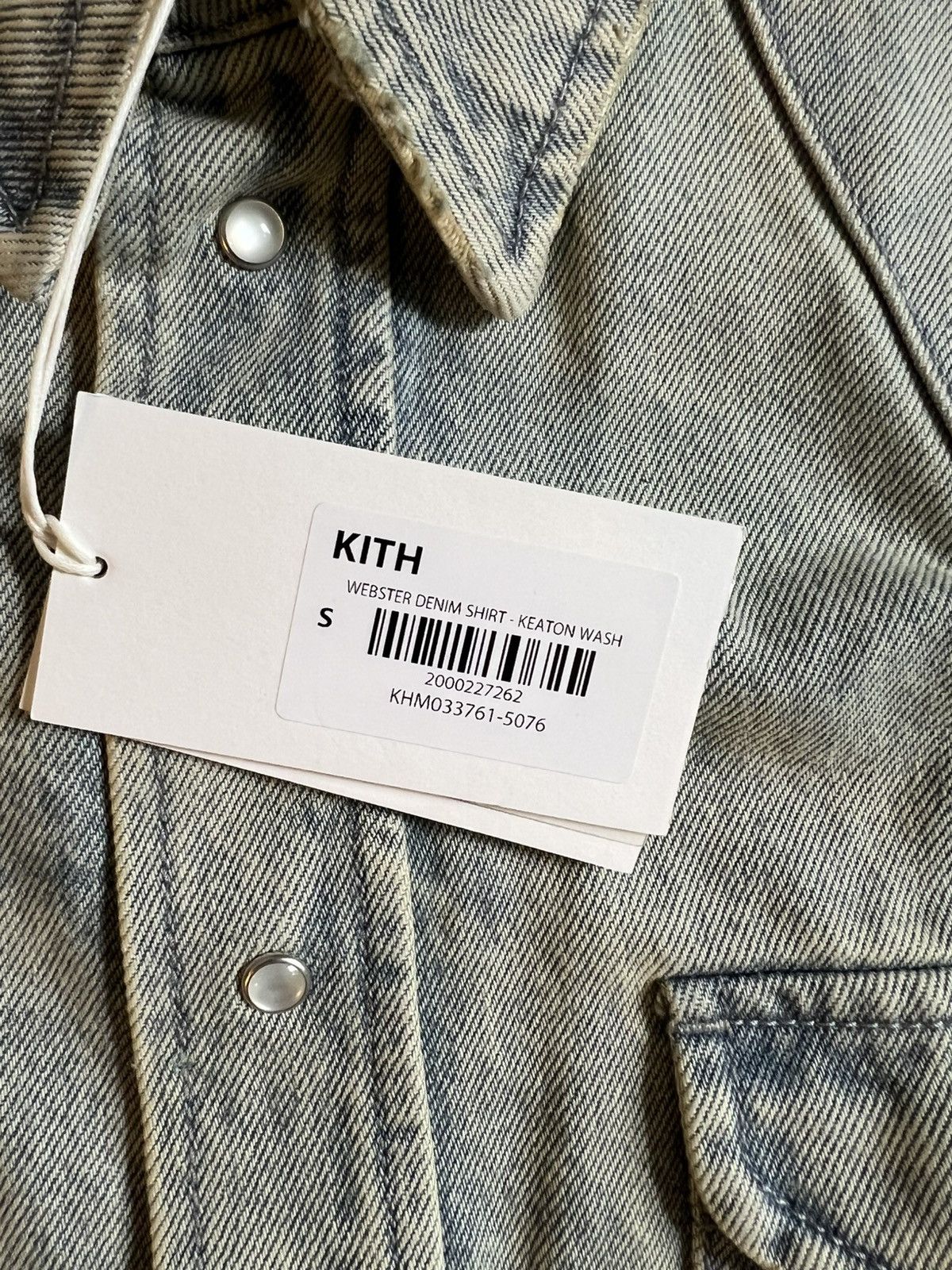 Kith Webster Denim Shirt - Keaton Wash Size US S / EU 44-46 / 1 - 3 Thumbnail