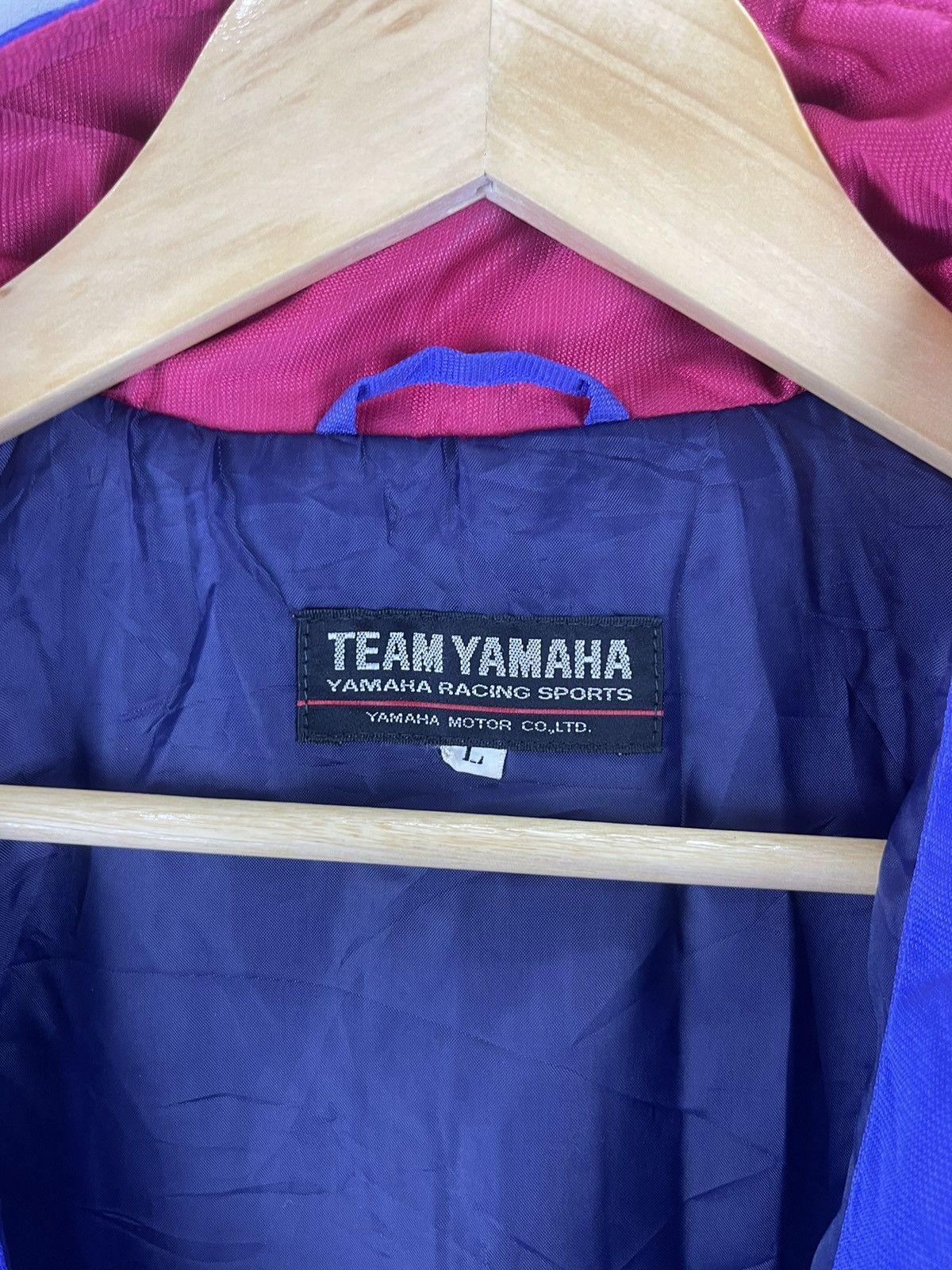 Yamaha VINTAGE TEAM YAMAHA Racing Sport Full Printed Biker Jacket Size US L / EU 52-54 / 3 - 14 Thumbnail