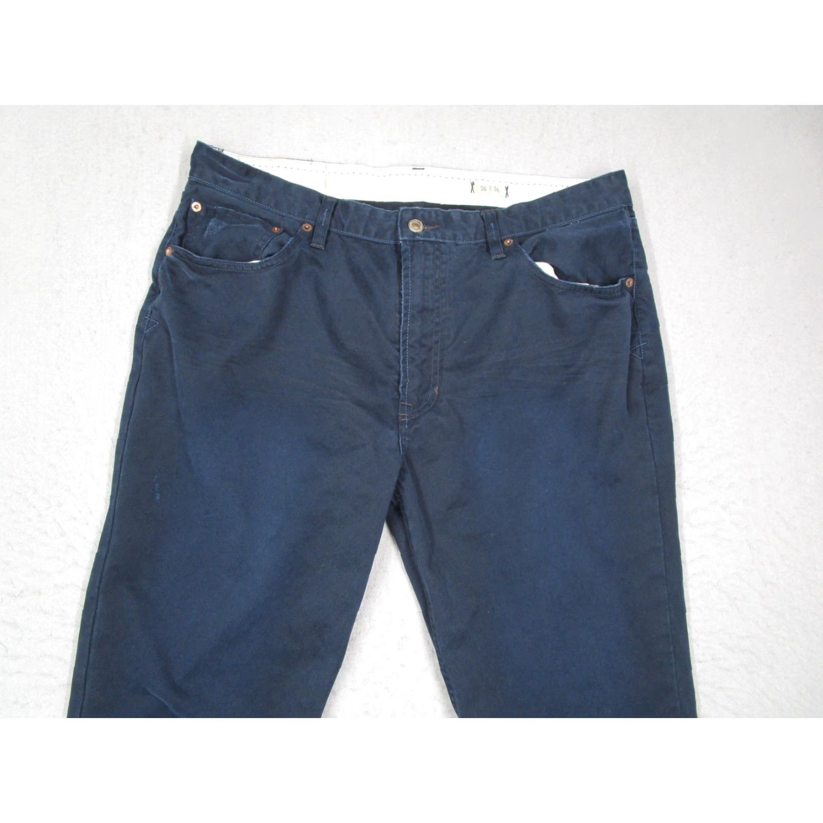 Polo Ralph Lauren Polo Ralph Lauren Pants Mens 36x34 Navy Blue Classic 867 Straight Cotton Casual Regular 867 Size US M / EU 48-50 / 2 - 2 Thumbnail