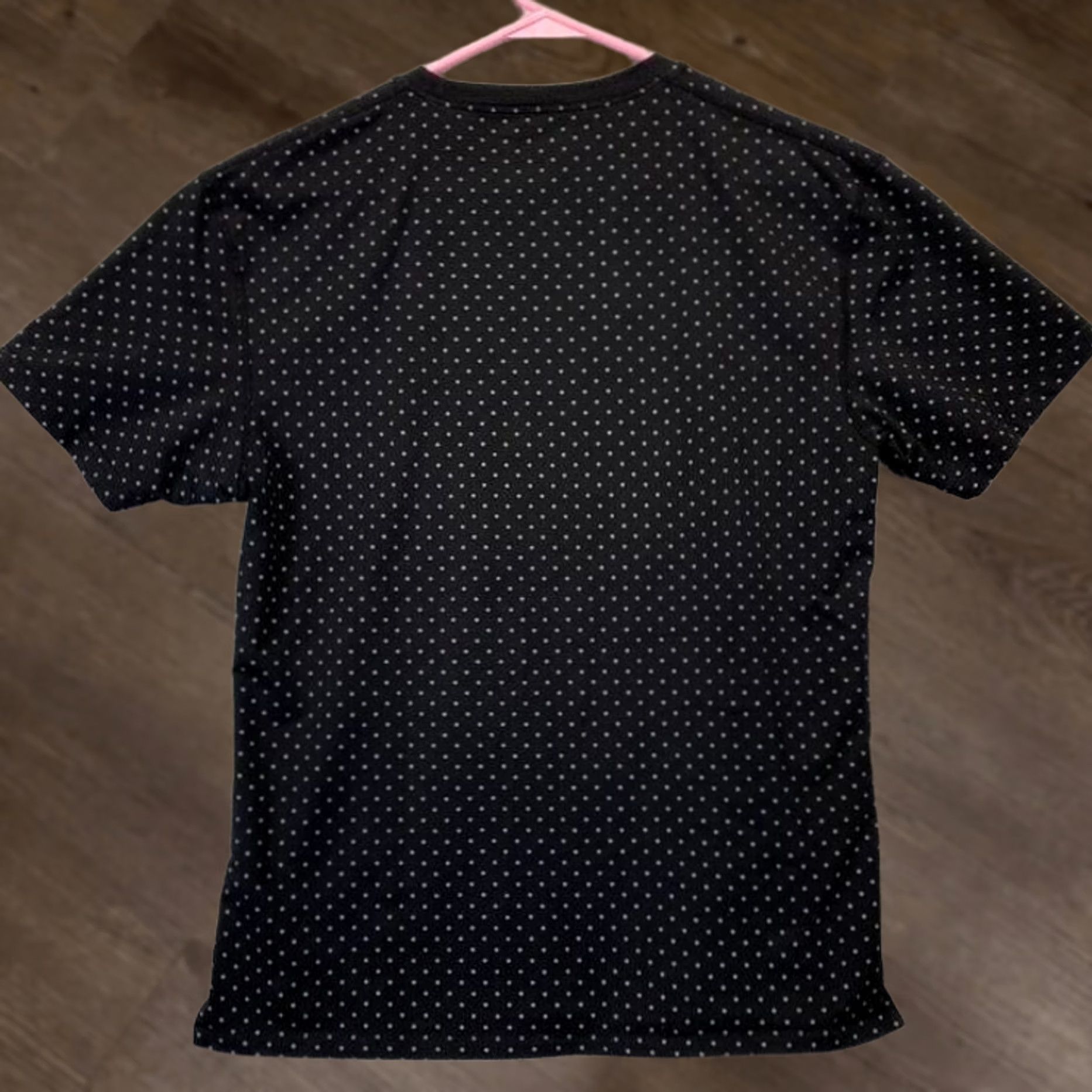 Vintage BYLT Shirt T-Shirt Crewneck Mens Small Black Polka Dot Lux Drop Cut Breathable Lightweight Size US S / EU 44-46 / 1 - 1 Thumbnail