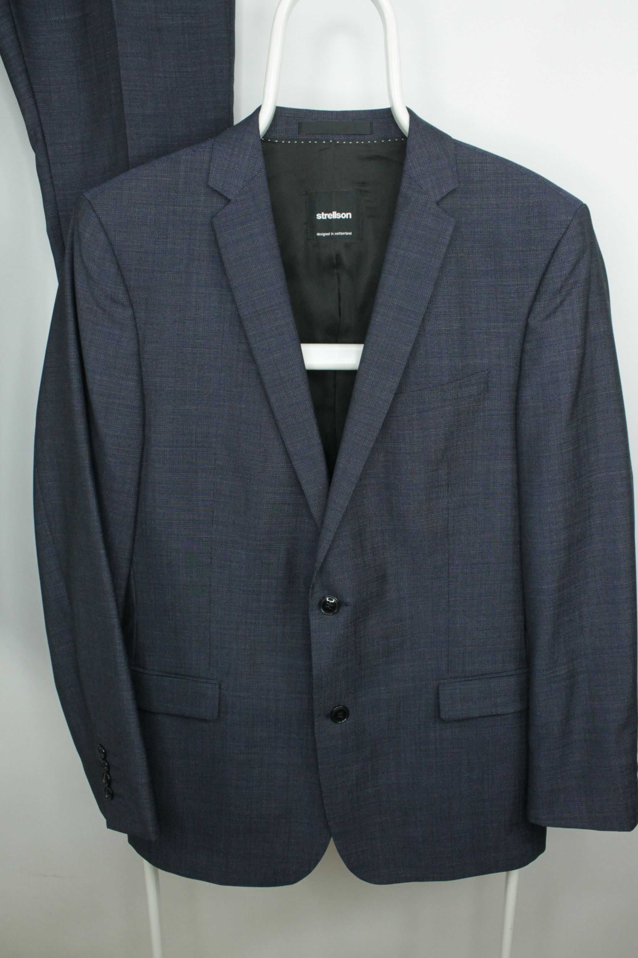 Strellson Strellson Cale Madden Marsotto Wool Extra Slim Men's Suit Size 40R - 2 Thumbnail