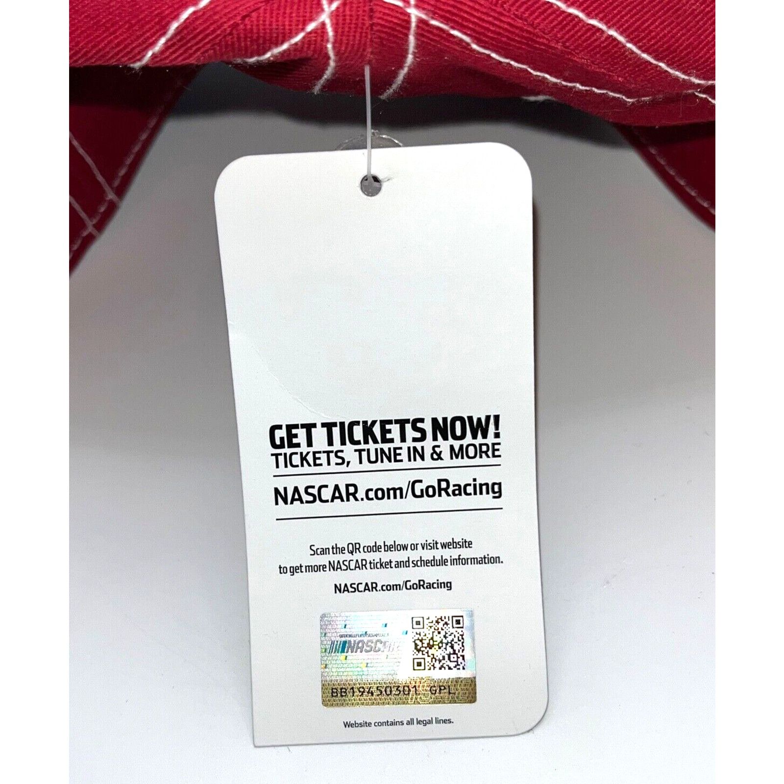 NASCAR NASCAR Hall of Fame Charlotte Hat Strap Our Sport Our House Size ONE SIZE - 11 Thumbnail
