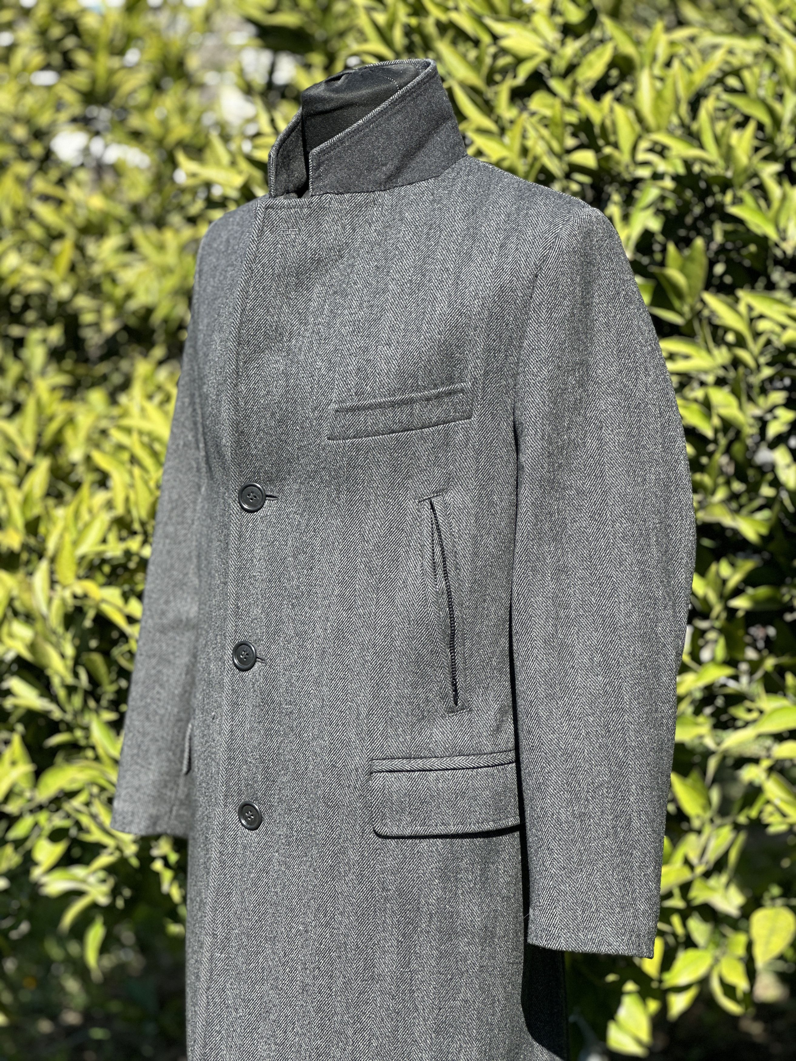 Fay Fay Trench Coat Knit Made Special Elements Size M Slim F Size US M / EU 48-50 / 2 - 13 Thumbnail