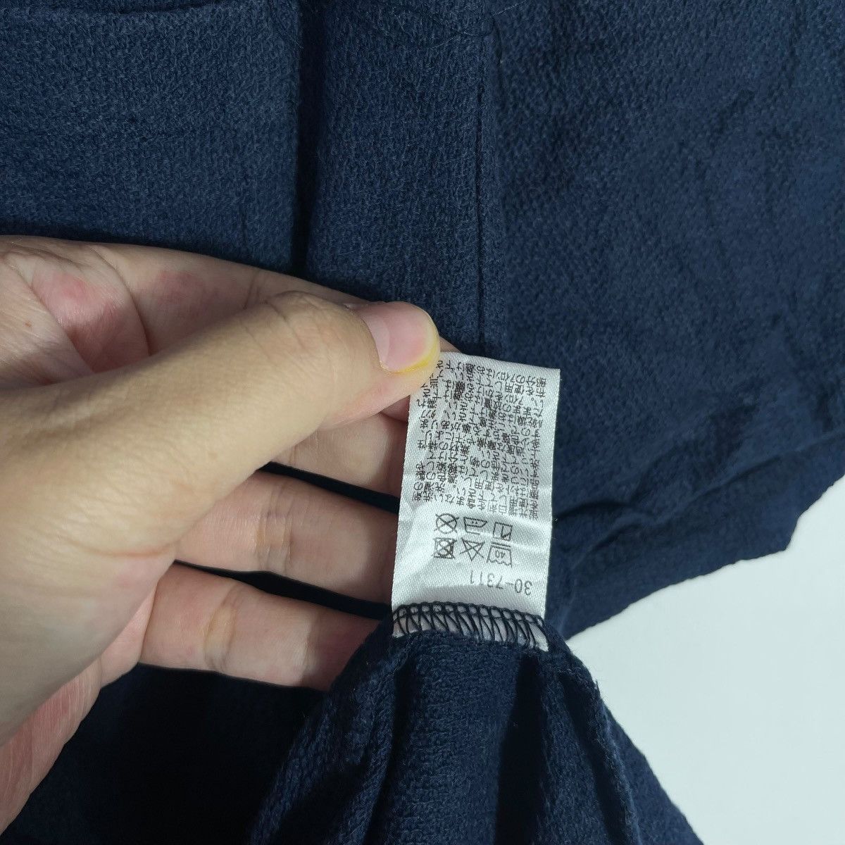 Paul Smith Paul Smith Homewear Pocket T Shirt Navy Waffle Textured Size US L / EU 52-54 / 3 - 8 Thumbnail