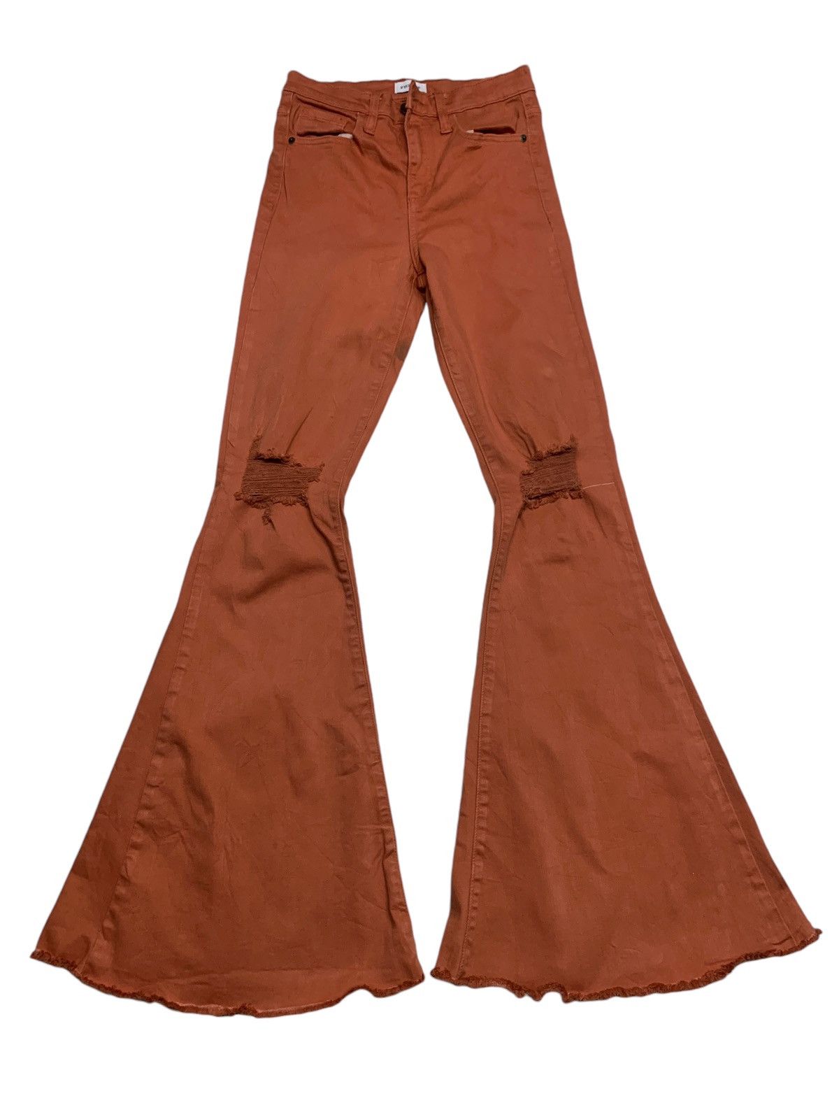 Designer Sneak peek retro bell bottom jeans Size 30" / US 8 / IT 44 - 12 Thumbnail