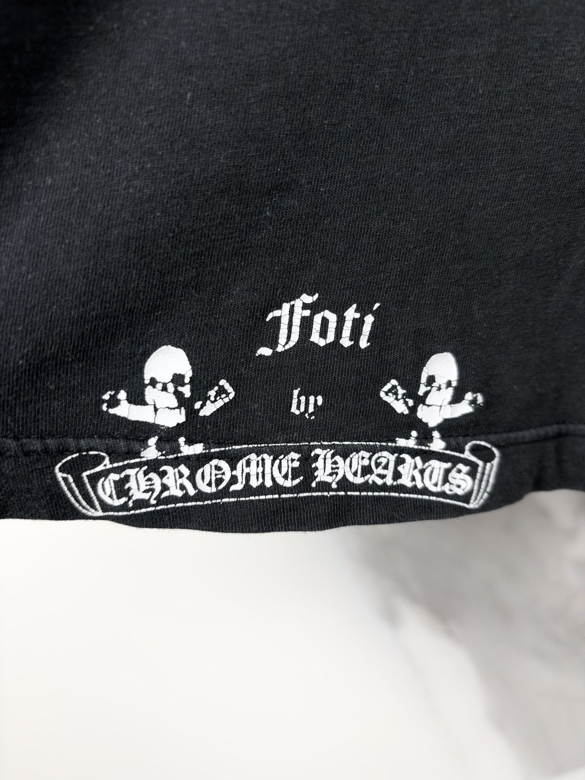 Chrome Hearts Chrome Hearts Vintage Foti Skeleton Big Print Tshirt Black Size US L / EU 52-54 / 3 - 5 Thumbnail