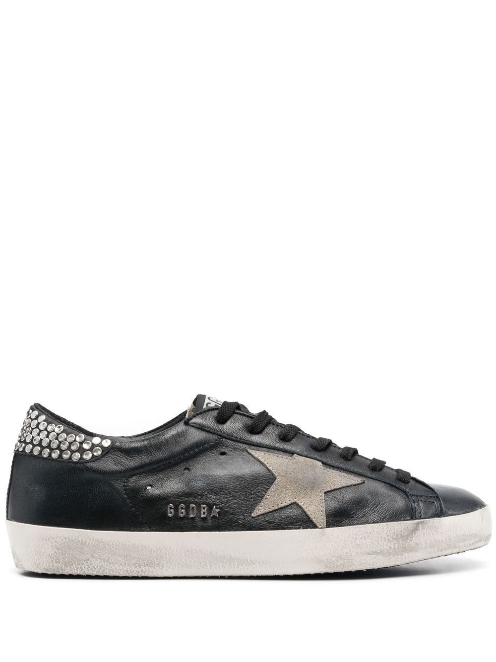 Golden Goose o1w1db10425 Star-Patch Lace-Up Sneakers in Black Size US 8 / EU 41 - 1 Thumbnail