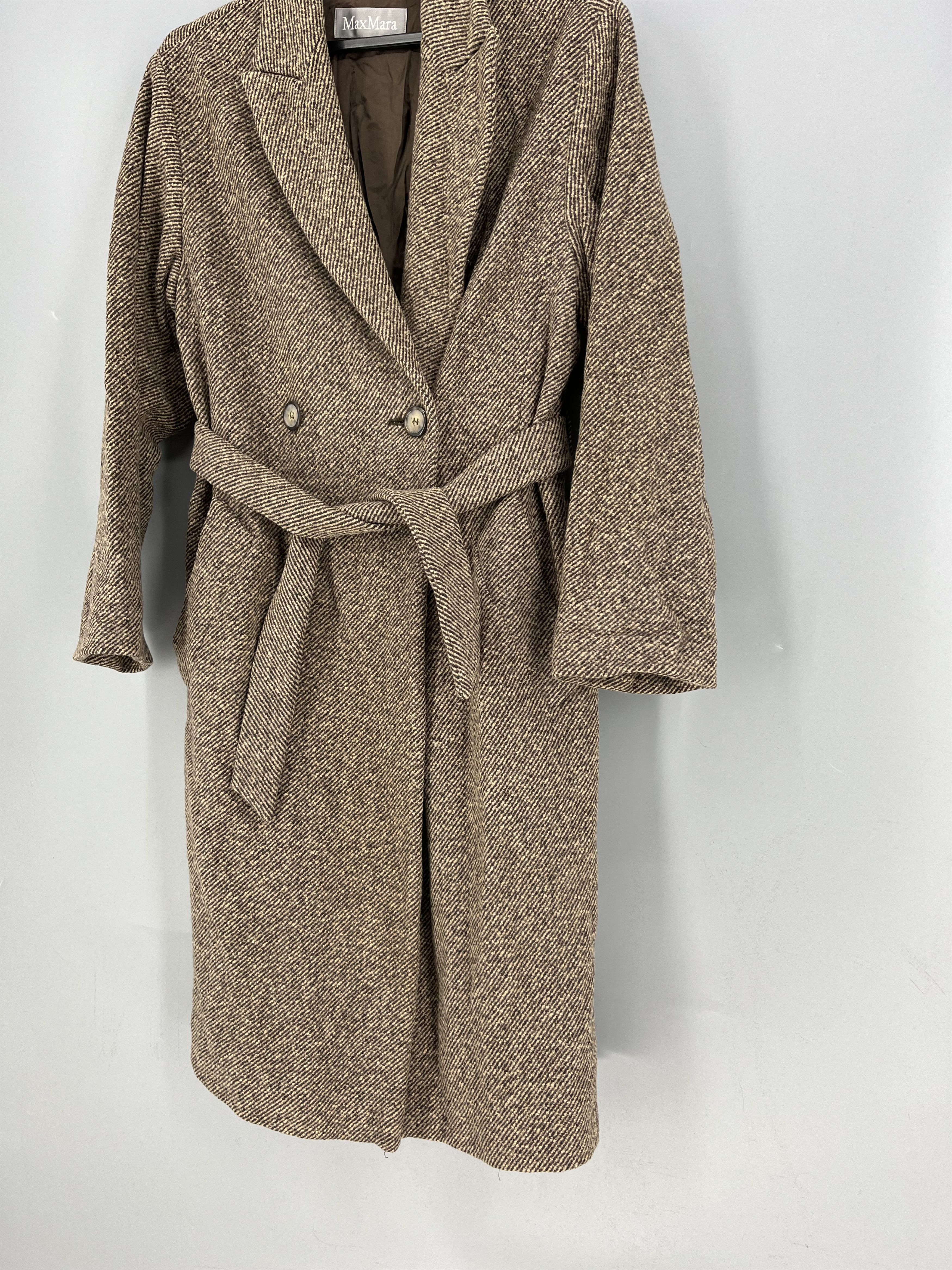 Max Mara MaxMara Cashmere Wool Blend Coat Size 6 Camel Long Overcoat Size S / US 4 / IT 40 - 6 Thumbnail