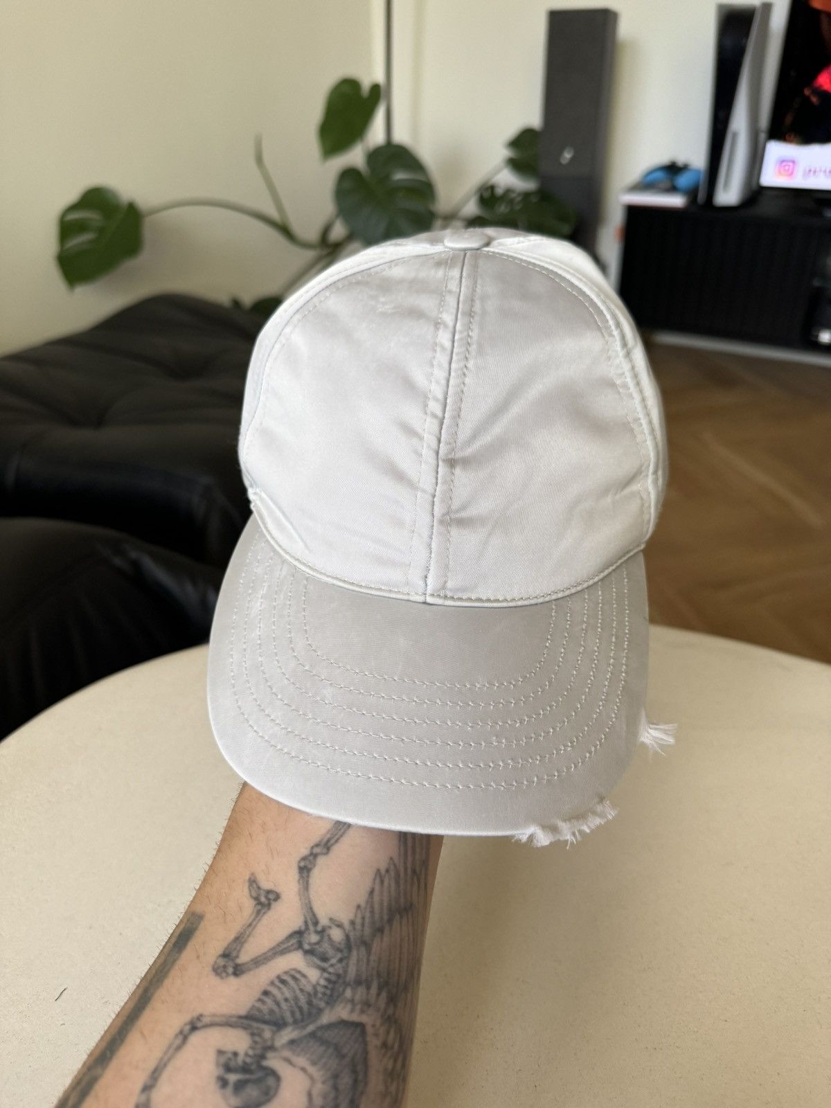 Acne Studios Acne Studios Distressed Hat Cap Snapback Silver Luxury Rare Size ONE SIZE - 1 Thumbnail