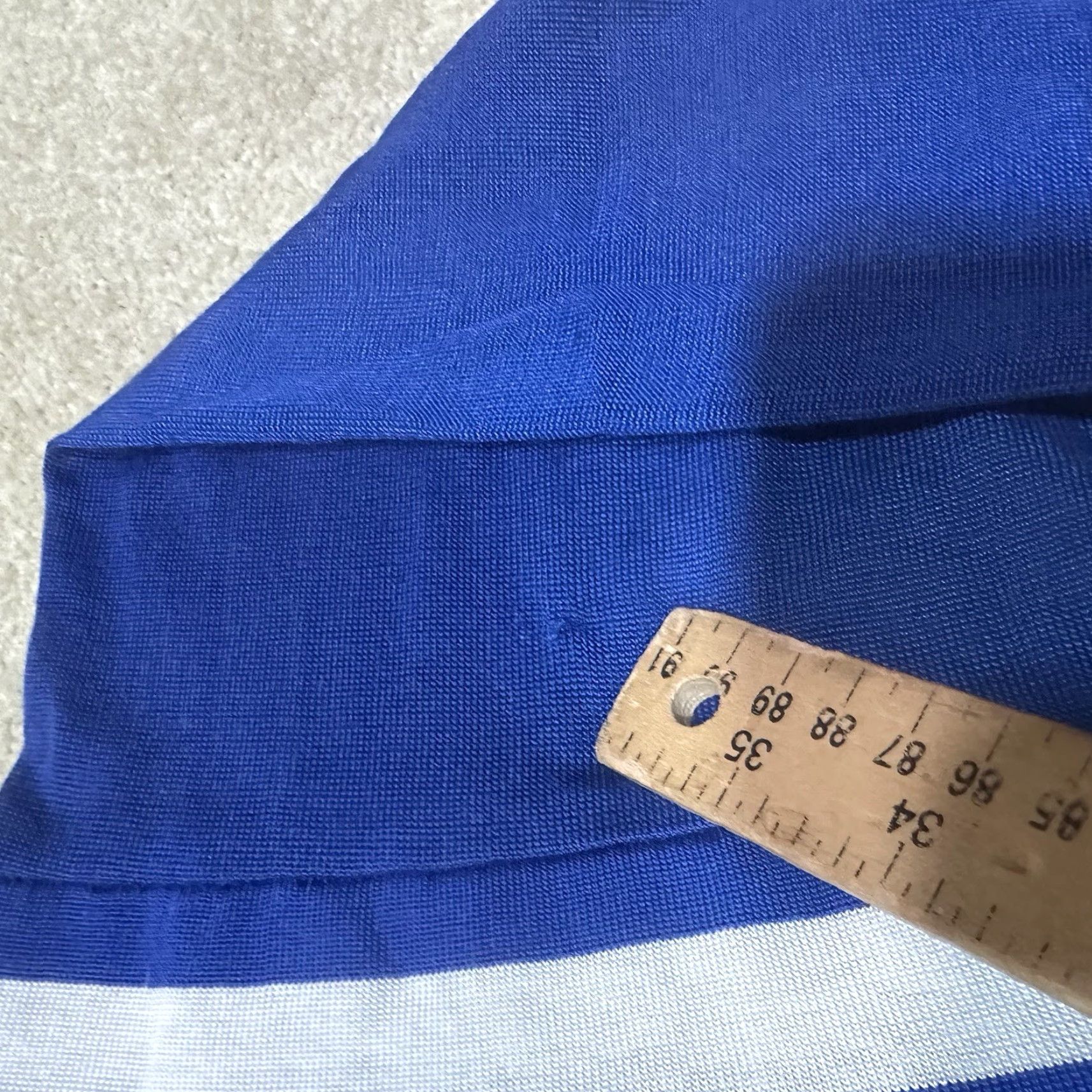 Vintage VINTAGE Durack Football Jersey L Blue Army Intelligence 70s Football Mens, Knit, 3/4 Sleeve, Original Size US L / EU 52-54 / 3 - 5 Thumbnail