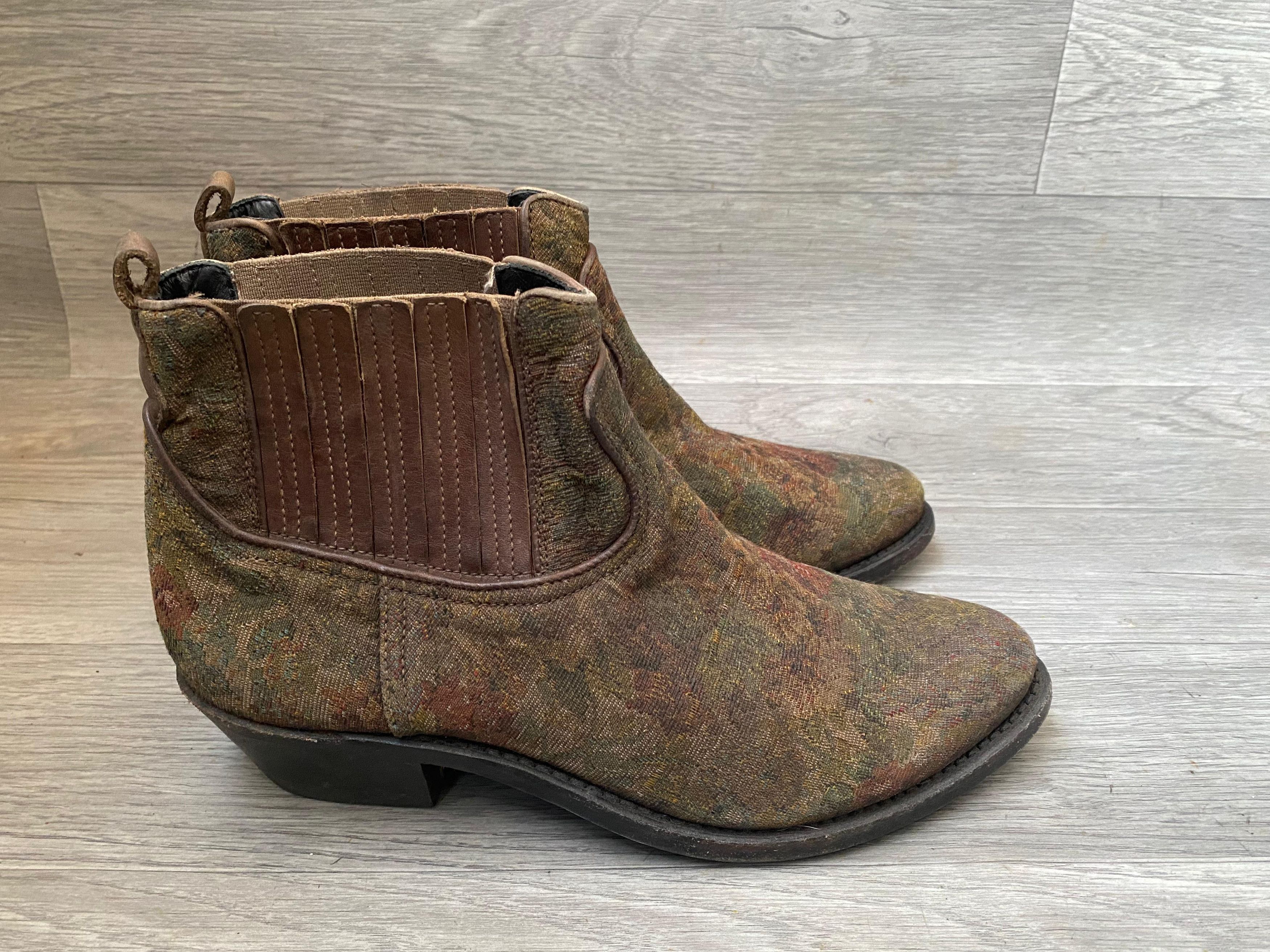 Golden Goose Golden Goose Floral Western Boots Sz 38 Size US 8 / IT 38 - 5 Thumbnail