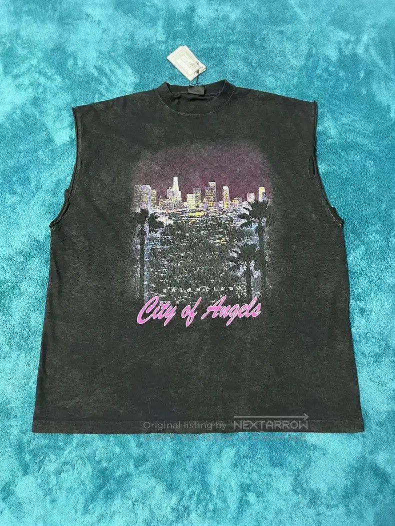 Balenciaga Balenciaga Angel City Los Angeles Night View Vest - Black Size US L / EU 52-54 / 3 - 1 Thumbnail
