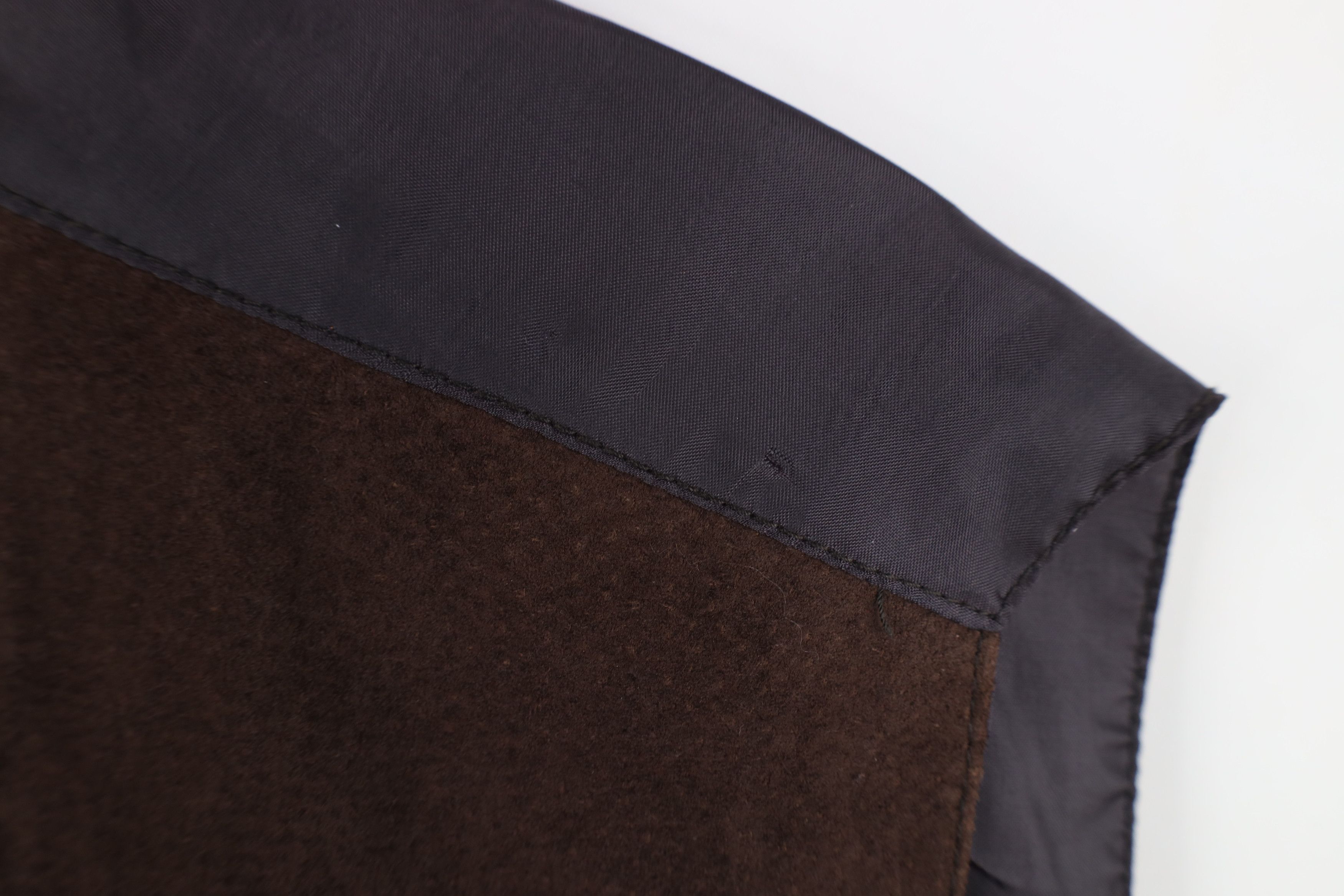 Vintage Vintage 90s Streetwear Buckle Back Suede Leather Vest Brown Size US XL / EU 56 / 4 - 8 Thumbnail