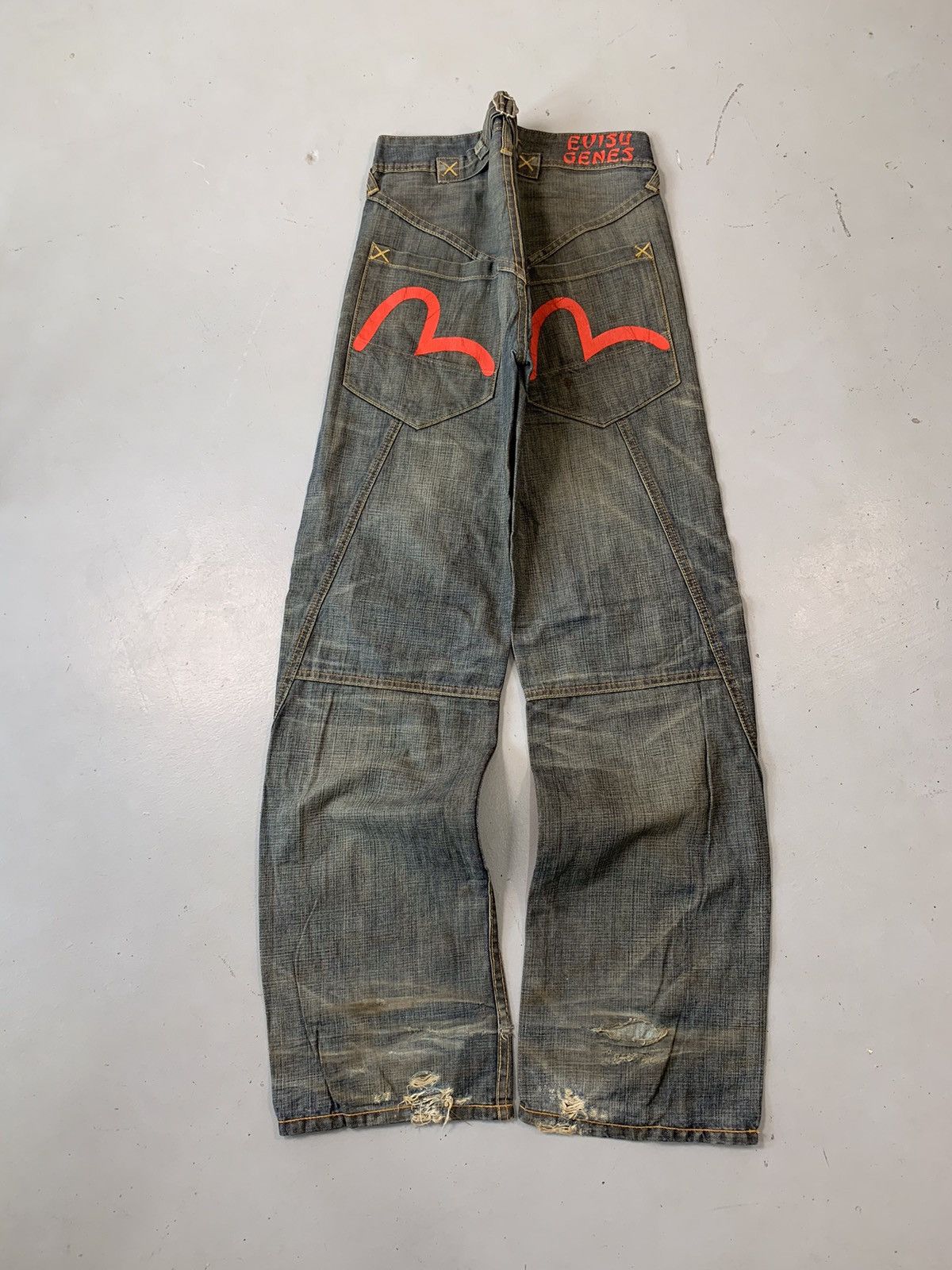 Japanese Brand Vintage Evisu inspired denim Size US 32 / EU 48 - 1 Thumbnail