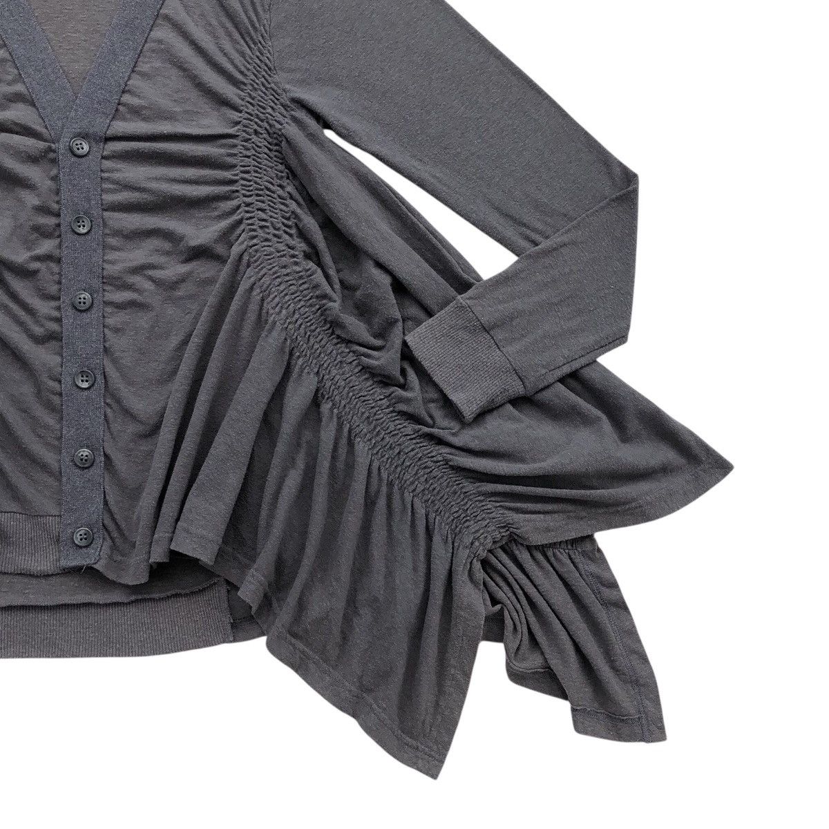 Yohji Yamamoto Gomme By Yohji Yamamoto Japan Maki Hiroshige Cardigan Top Size M / US 6-8 / IT 42-44 - 7 Thumbnail
