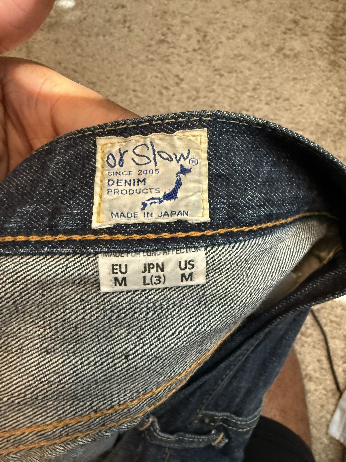Orslow Orslow 105 denim one wash Size US 35 - 9 Thumbnail