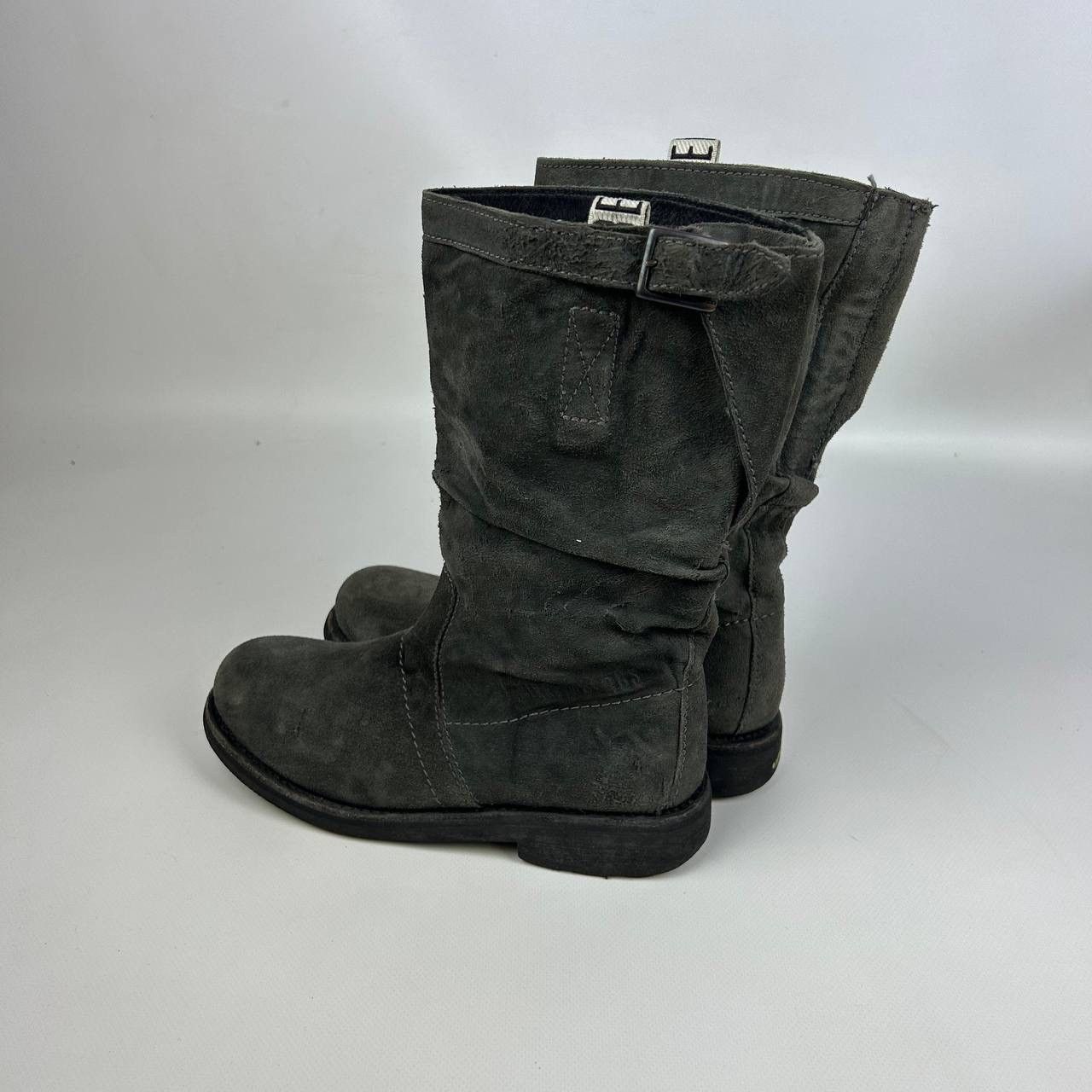Dirk Bikkembergs Dirk Bikkembergs Suede Biker Boots size 38 Size US 8 / IT 38 - 2 Thumbnail