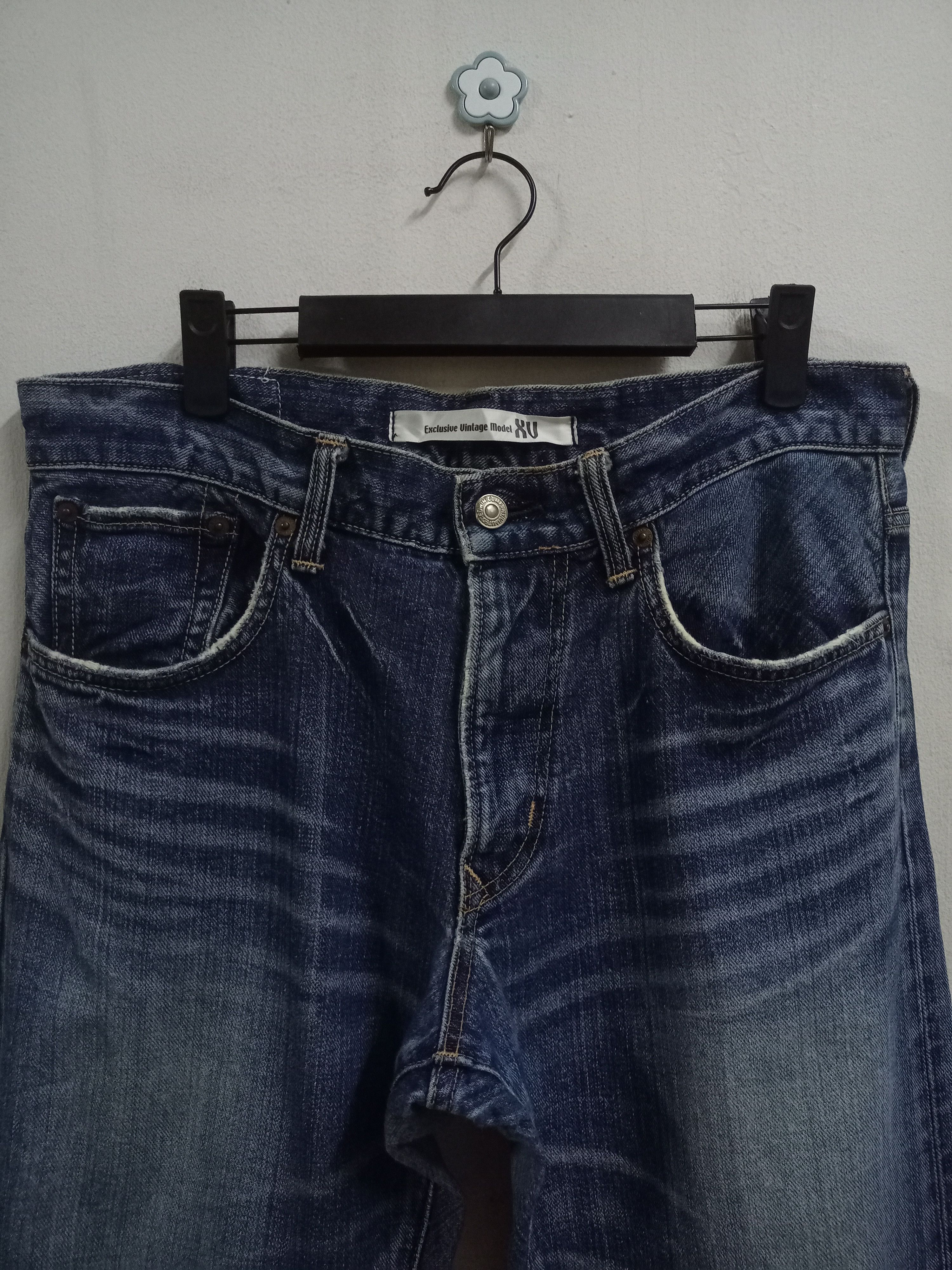 Edwin Exclusive Vintage Edwin XV Blue Wash Baggy Jeans 33x29 Size US 33 - 4 Thumbnail