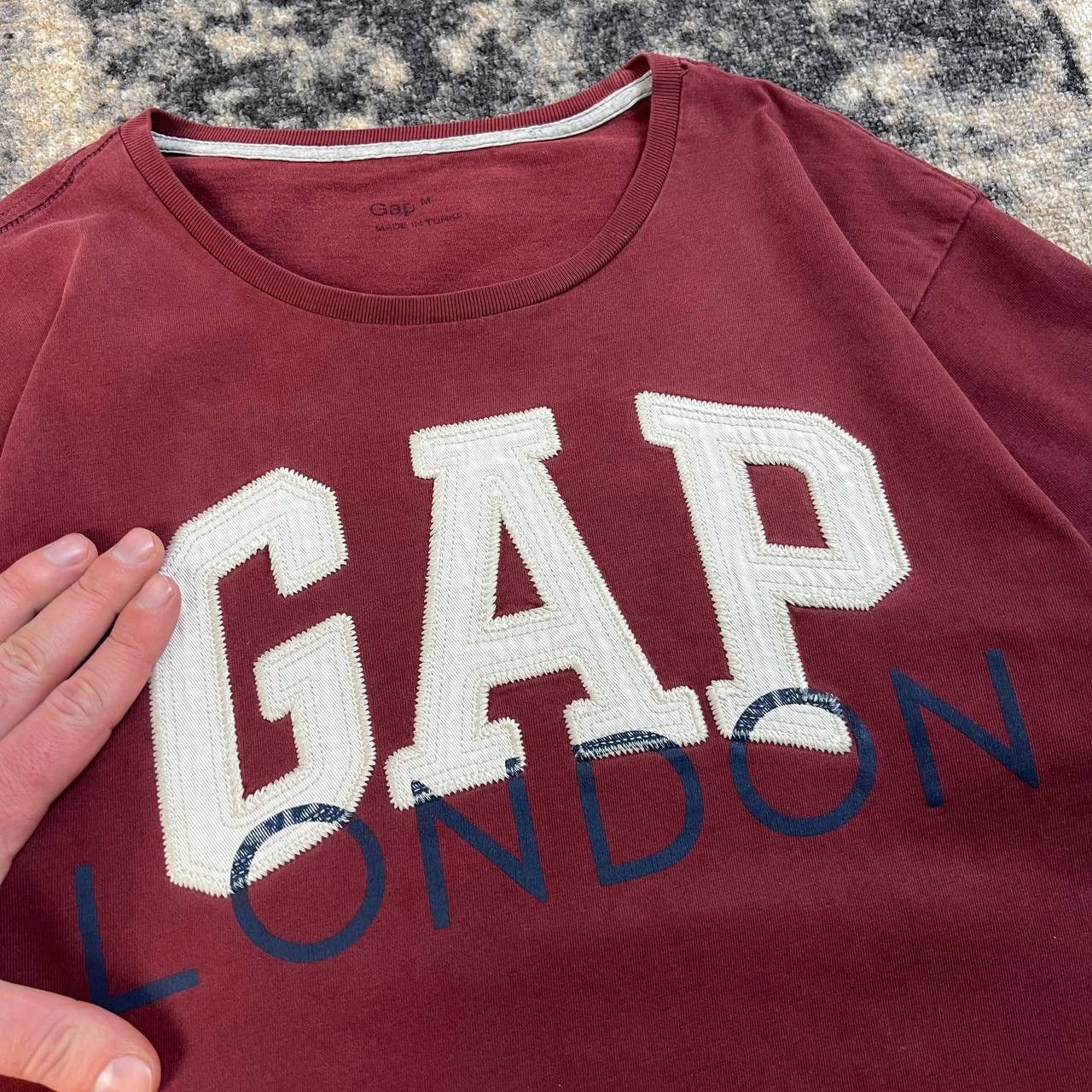 Gap Gap Vintage Y2K Big Embroidered Logo T-Shirt 1TS31 Size US M / EU 48-50 / 2 - 3 Thumbnail