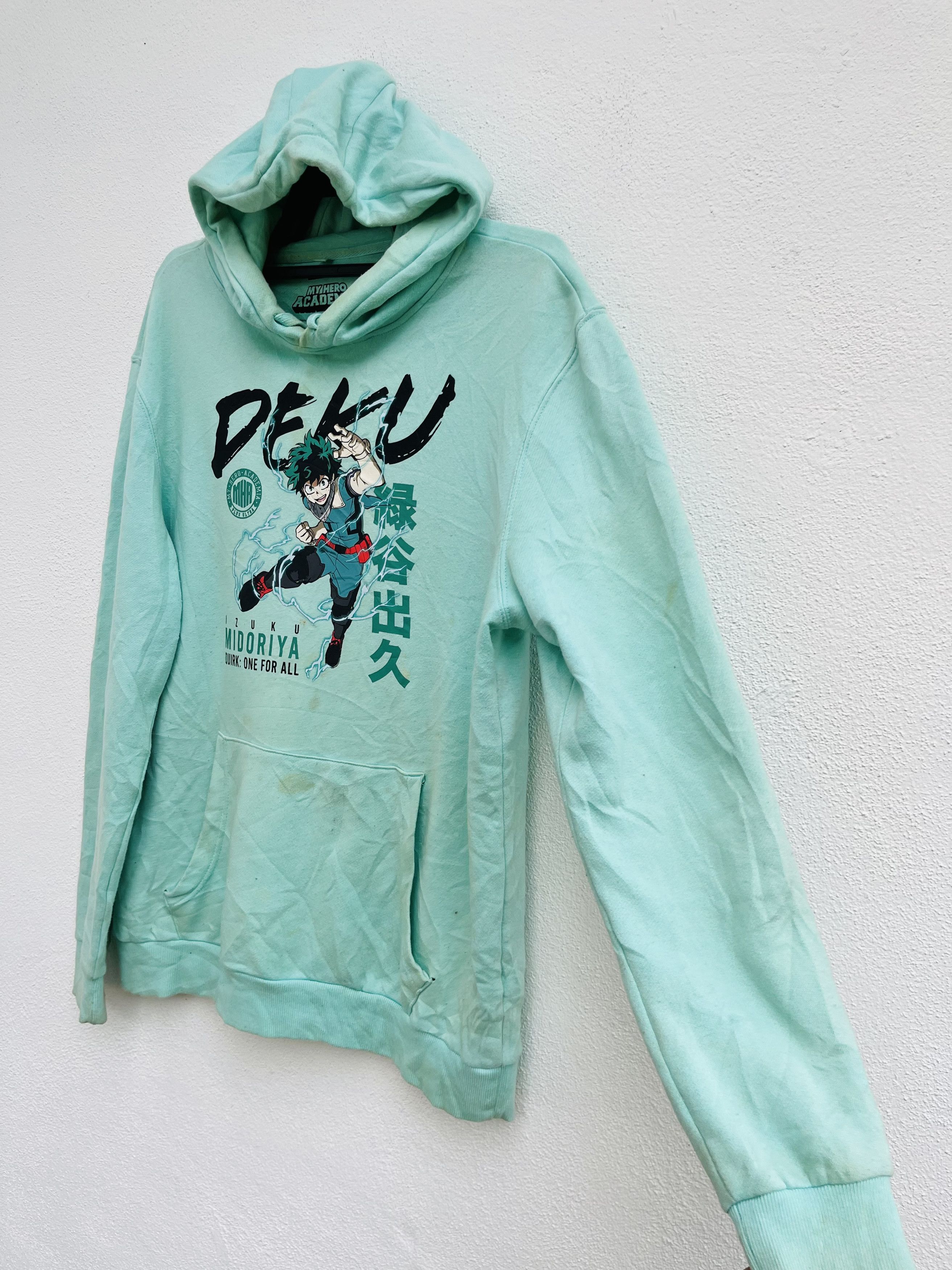 Japanese Brand Vintage My Hero Academia Deku Izuku Midoriya Hoodie Size US L / EU 52-54 / 3 - 5 Thumbnail