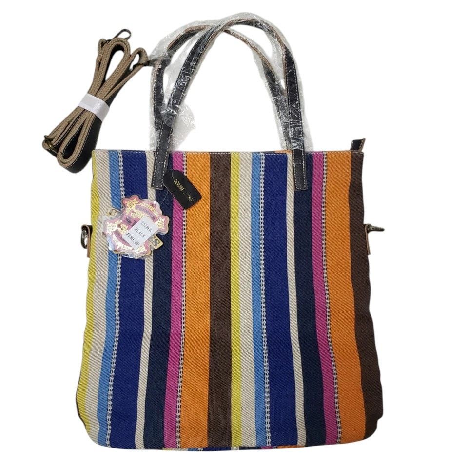 Other NWT Charmes Canvas Leather Convertible Tote Shoulder bag Size ONE SIZE - 4 Thumbnail