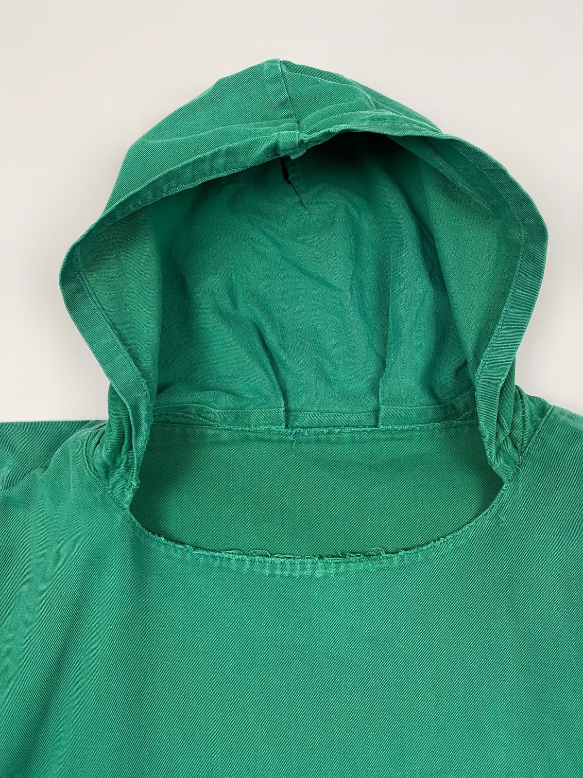 Vintage 60s 70s Vintage Distressed European Hooded Boxy Smock Anorak Size US XS / EU 42 / 0 - 2 Thumbnail