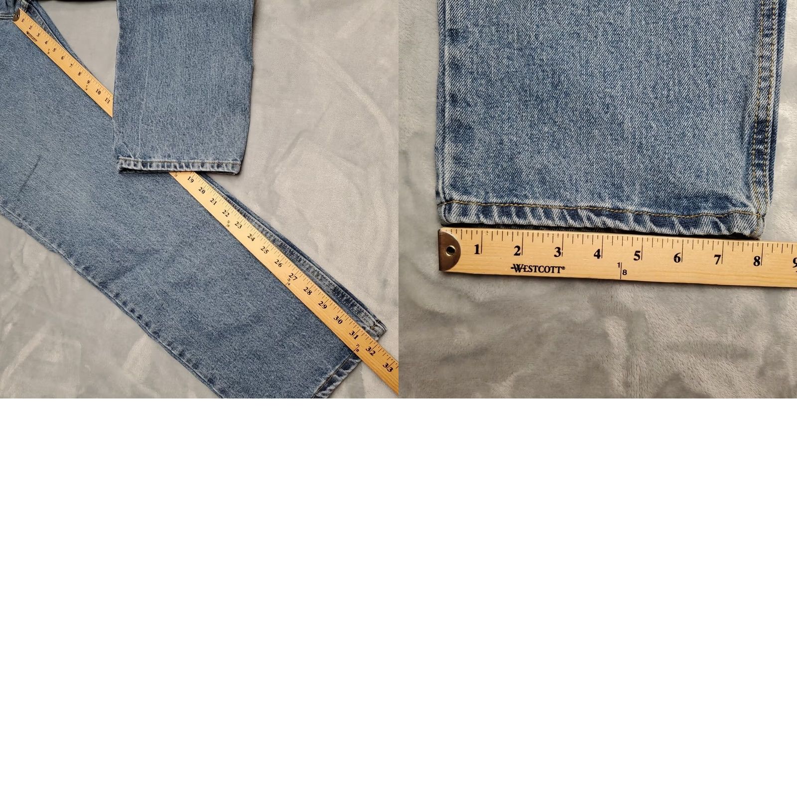 Lee Lee Jeans Mens 40x32 Blue Denim Regular Fit 100% Cotton Everyday Comfort Pants Size US 40 / EU 56 - 9 Thumbnail