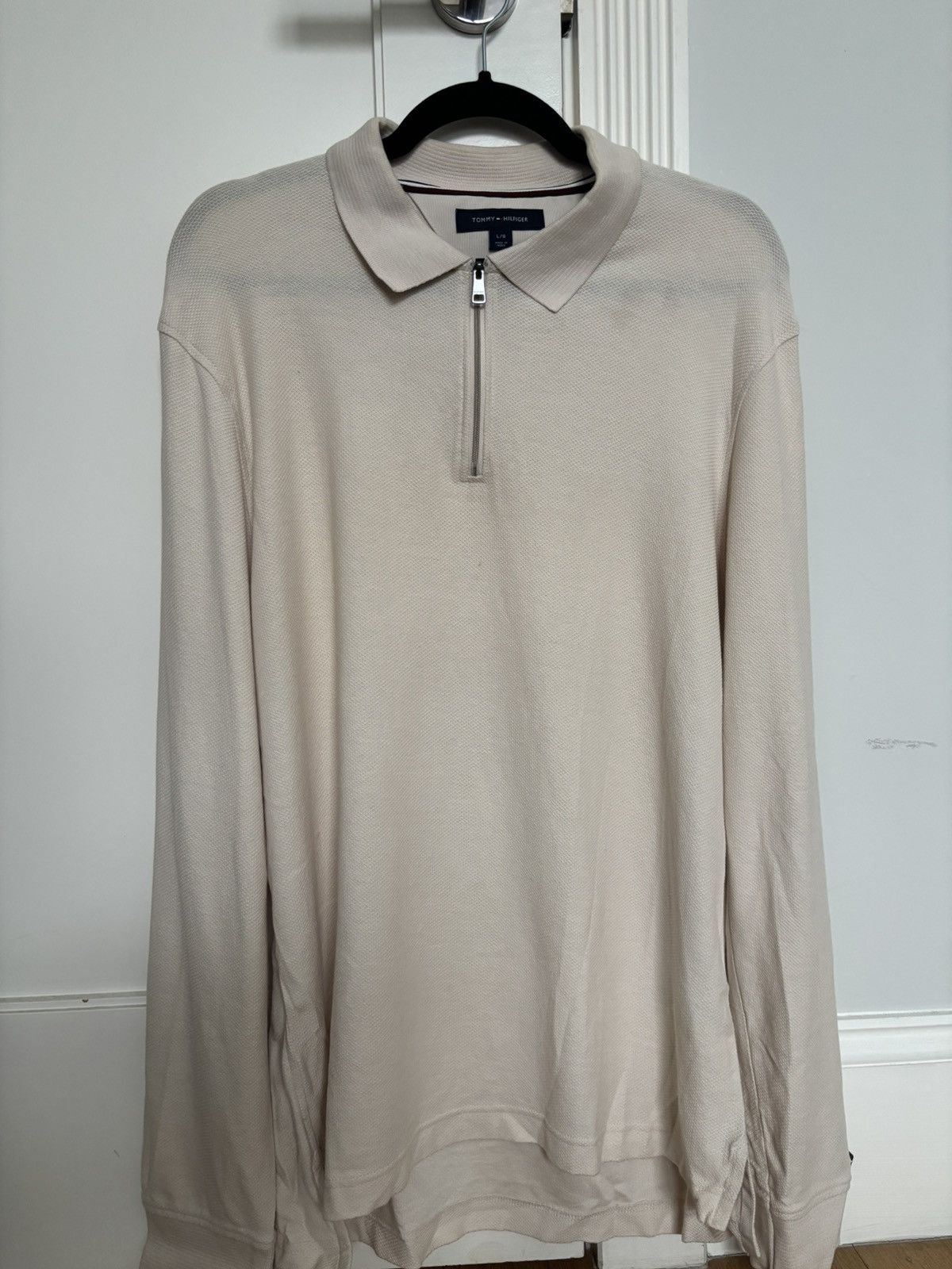 Tommy Hilfiger Long sleeve zip polo Size US L / EU 52-54 / 3 - 1 Thumbnail