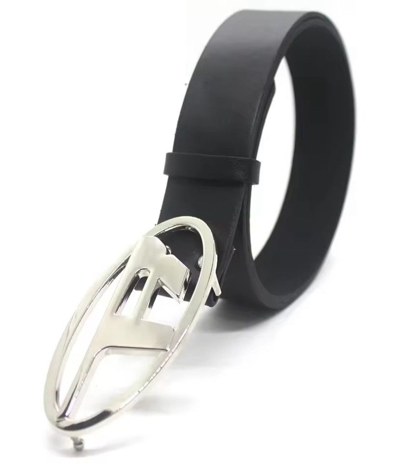 Leather Y2k Punk R Letter Design Buckle Belt Size ONE SIZE - 2 Thumbnail