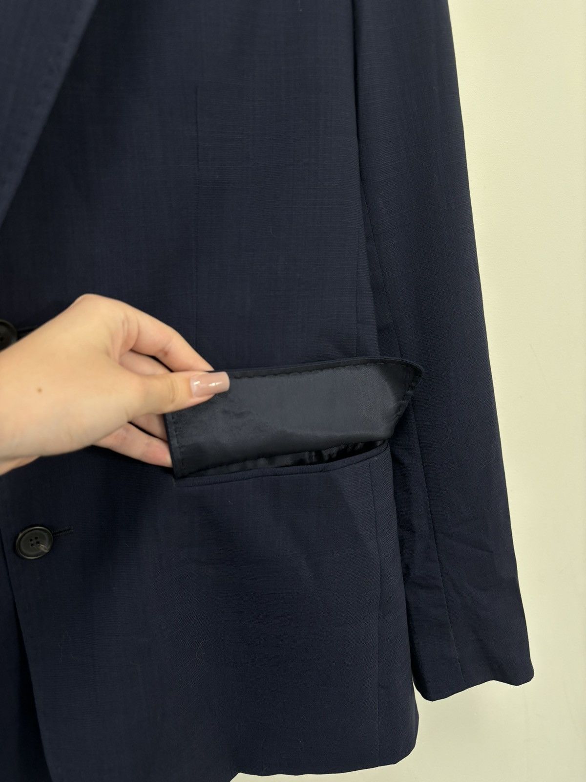 Louis Vuitton Louis Vuitton Uniform Navy Classic Luxury Wool Blazer Size 40R - 6 Thumbnail