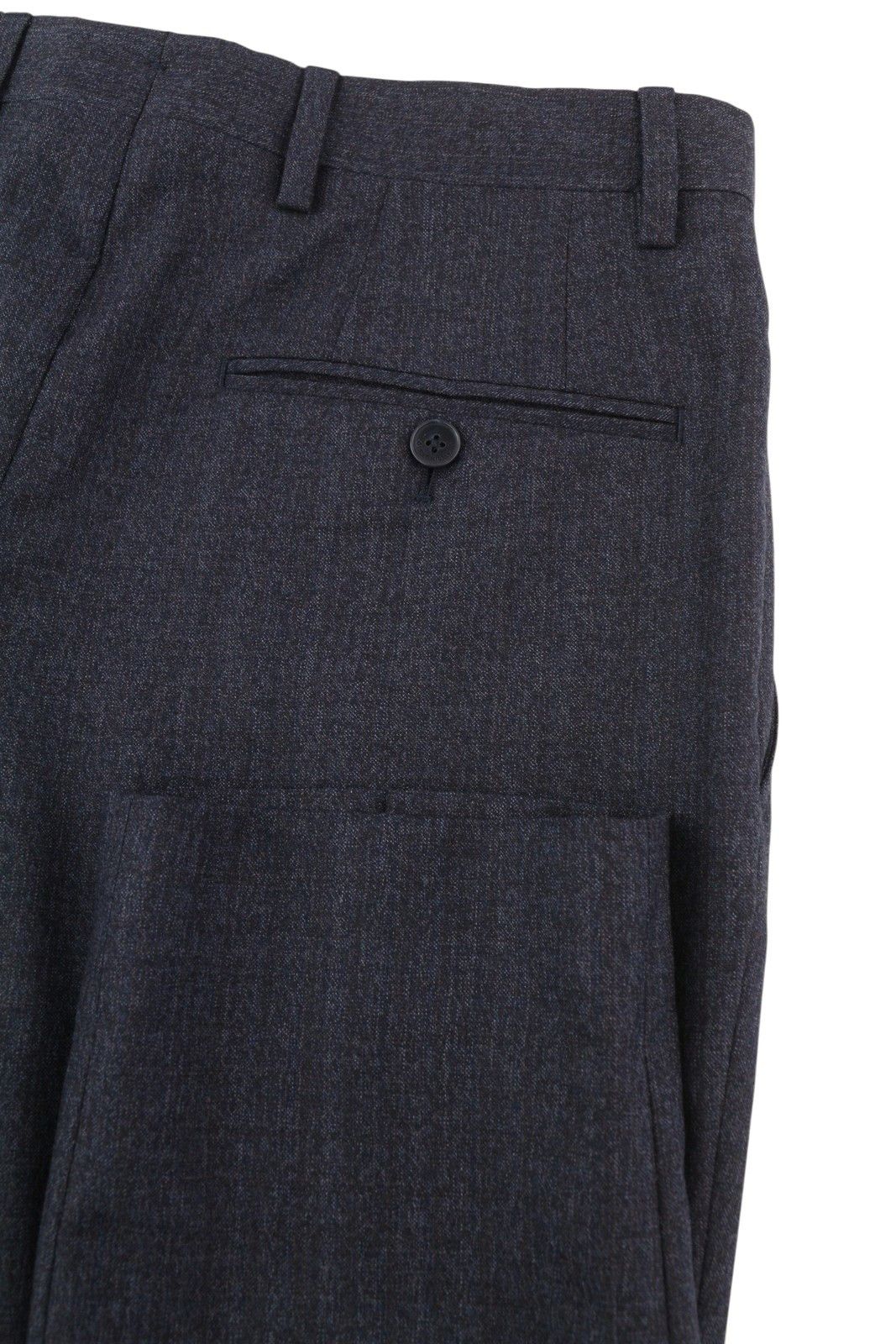 Tommy Hilfiger X LARDINI W31 Blue Slim Fit Textured Trousers 84997 Size US 31 - 5 Thumbnail