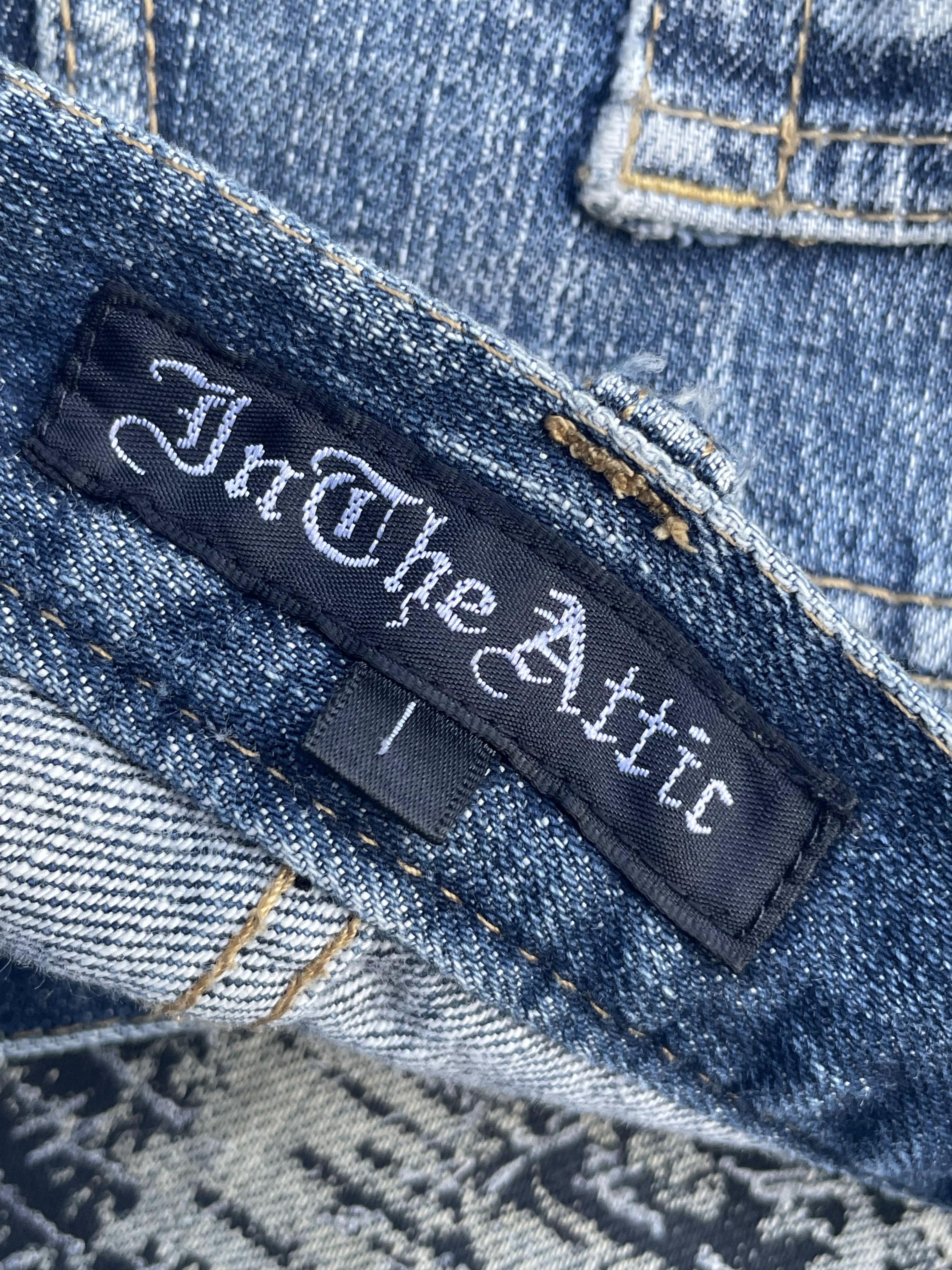 In The Attic In The Attic Custom Distresed Denim Size US 35 - 6 Thumbnail