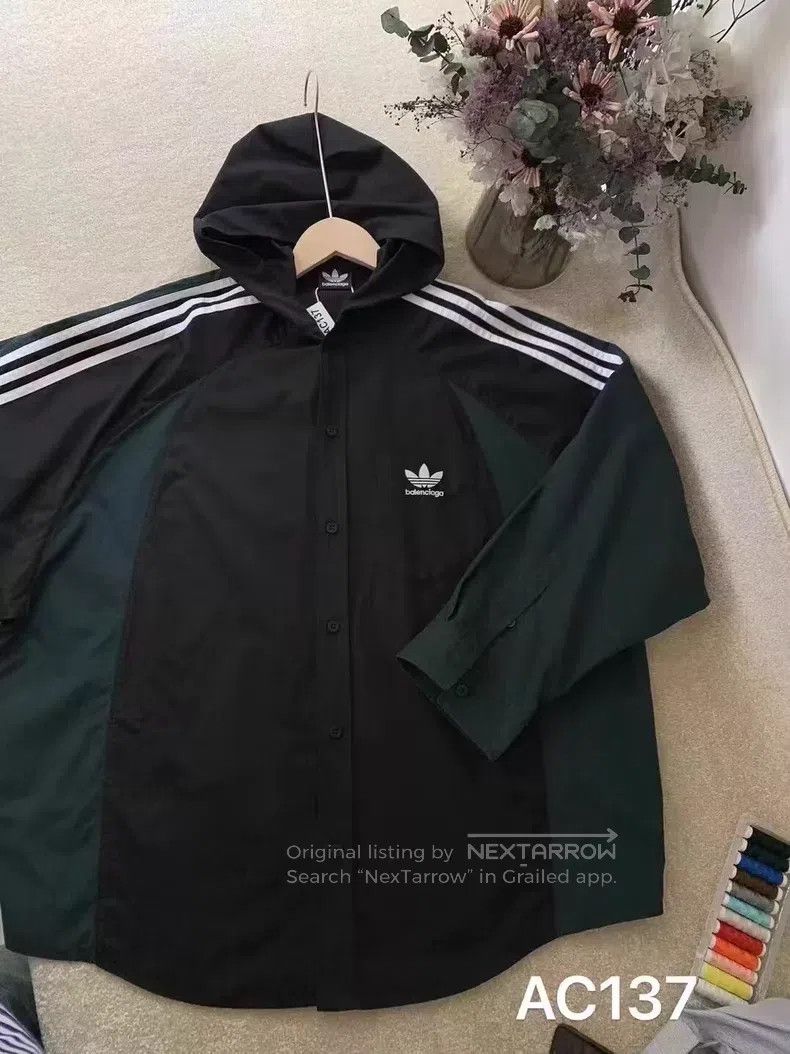Balenciaga Balenciaga Hooded shirt jacket Size US S / EU 44-46 / 1 - 1 Thumbnail
