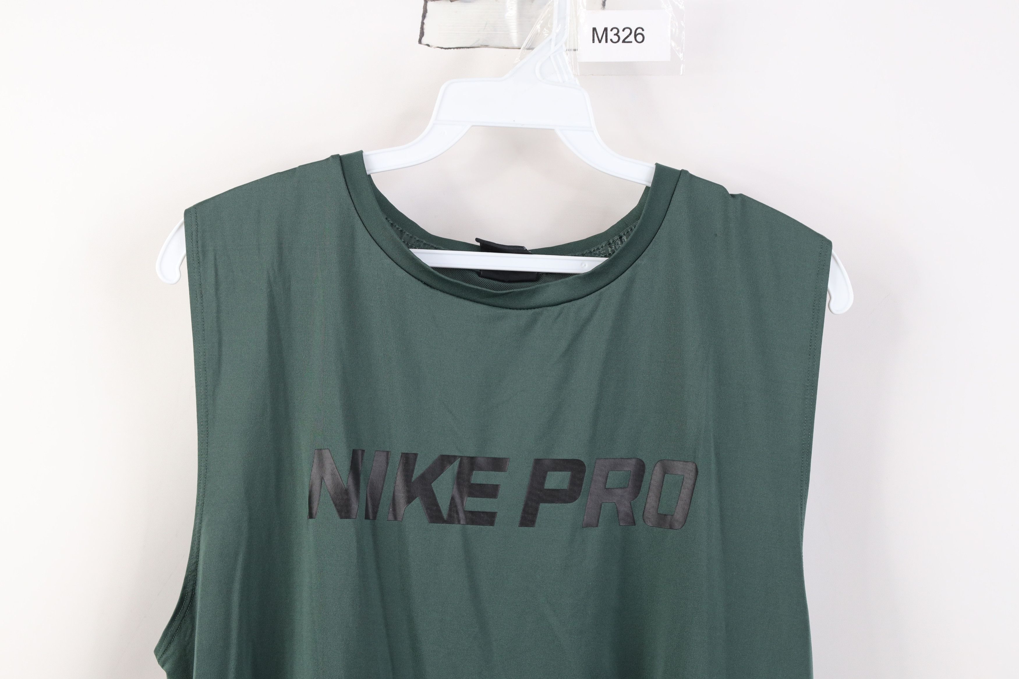 Nike Nike Pro Combat Compression Fitted Sleeveless Muscle T-Shirt Size XL / US 12-14 / IT 48-50 - 2 Thumbnail