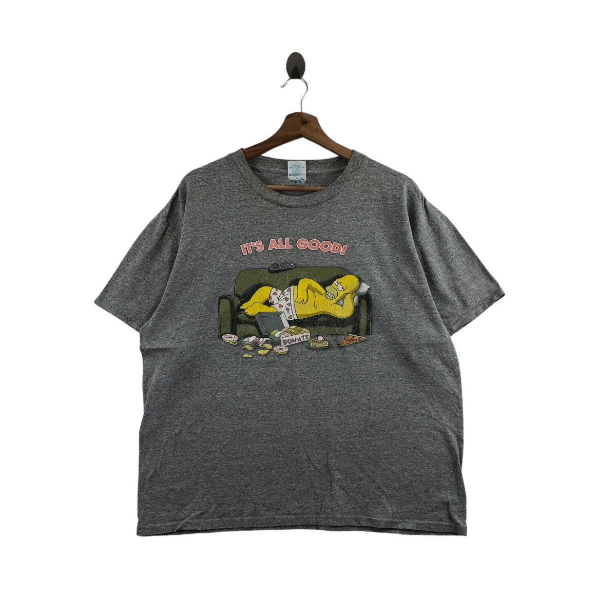 The Simpsons × Vintage Vintage 90s THE SIMPSON T-Shirt American Sitcom Cartoon Size US XL / EU 56 / 4 - 1 Thumbnail