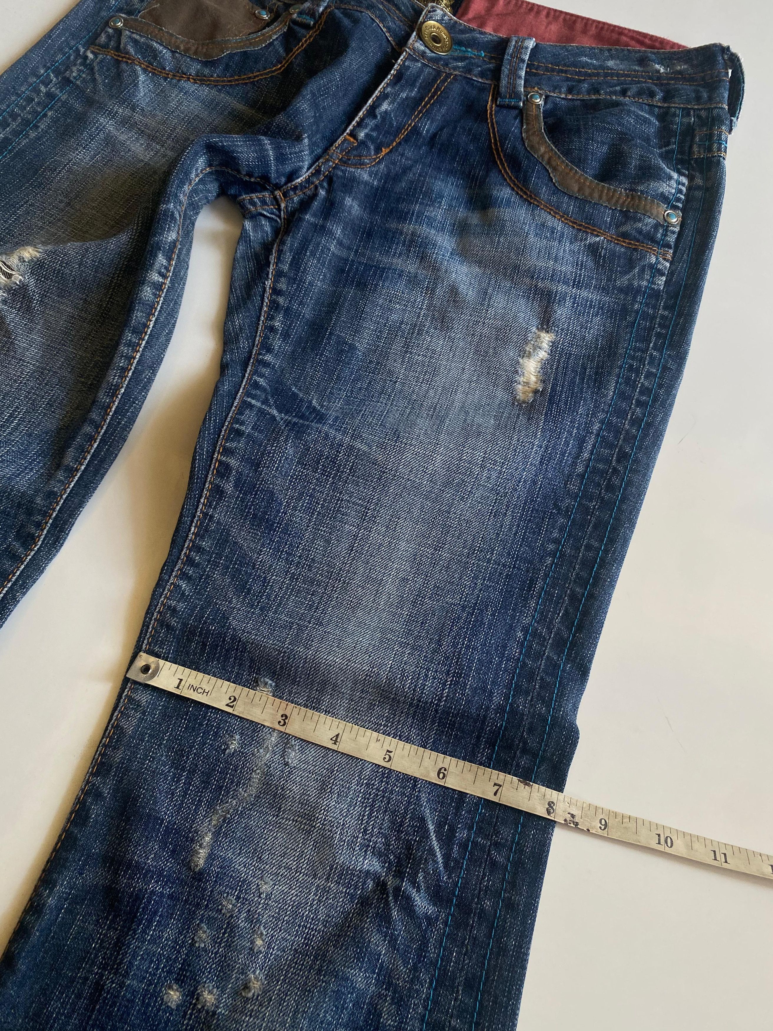 Japanese Brand Back Number Flared Pants Size US 30 / EU 46 - 9 Thumbnail