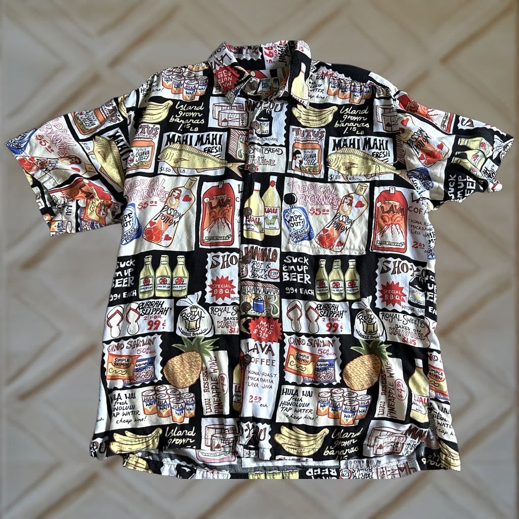 Vintage VTG Kahala Shirt Mens M Black Mahi Rayon Button Up Hawaiian John Severson Casual Shirt Size US M / EU 48-50 / 2 - 1 Thumbnail