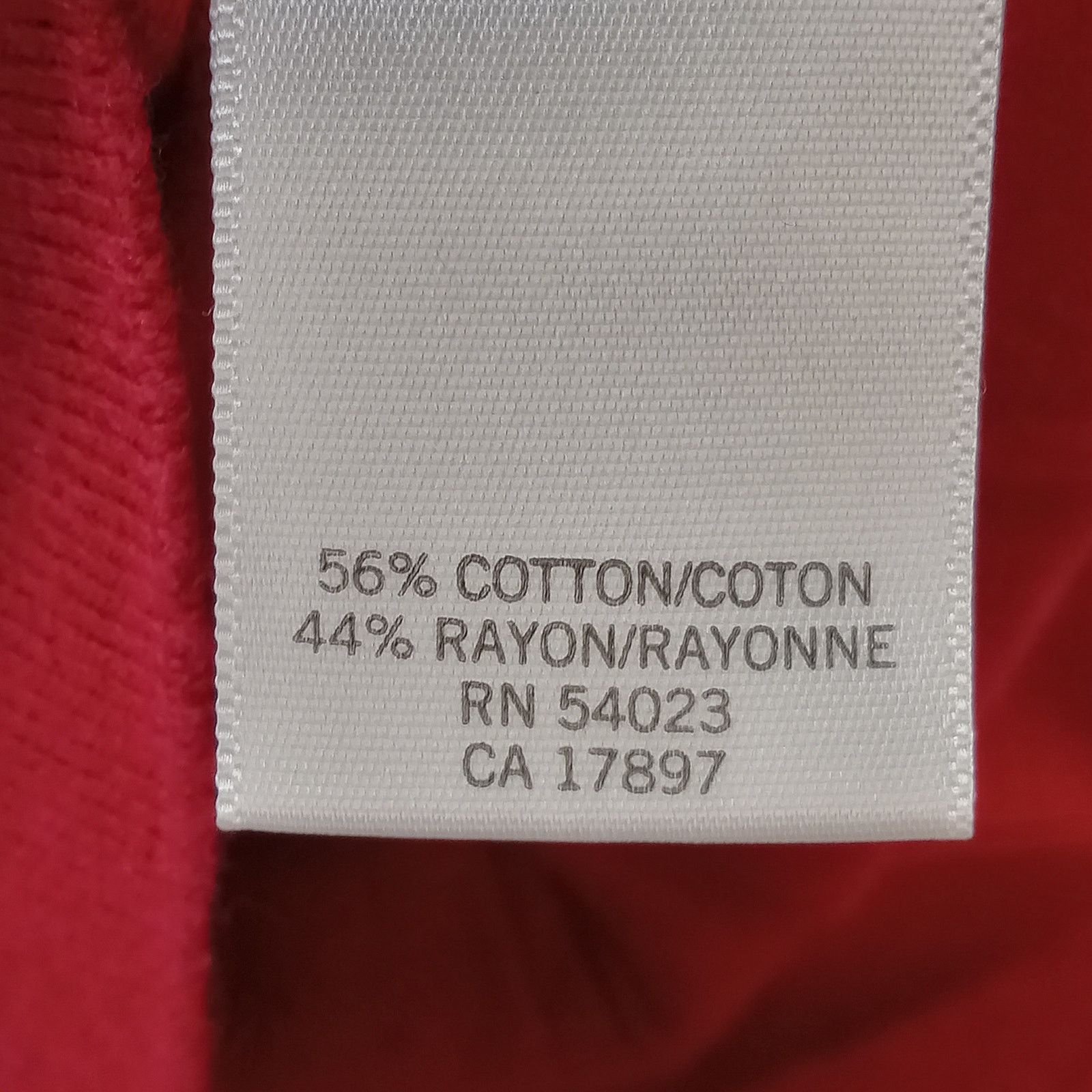 Banana Republic Banana Republic Sweater S Petite Women's Red Cotton Blend Size S / US 4 / IT 40 - 5 Thumbnail